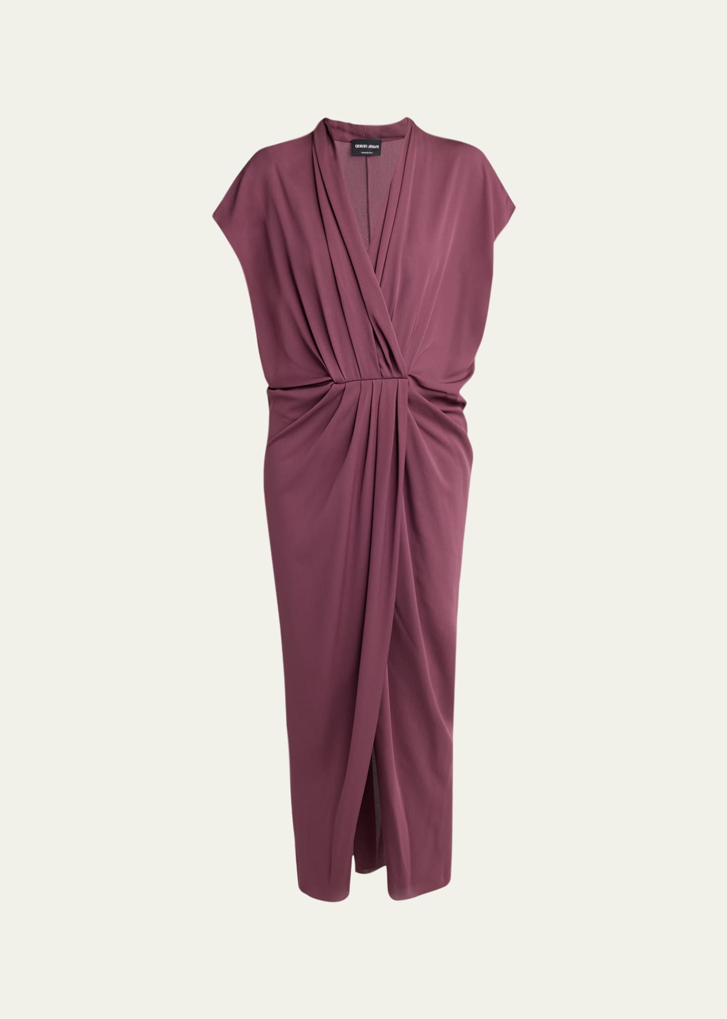 draped silk midi dress Draped silk chiffon corset midi dress  Color: Light pink  RASARIO Online Boutique 40 (FR) / Light pink