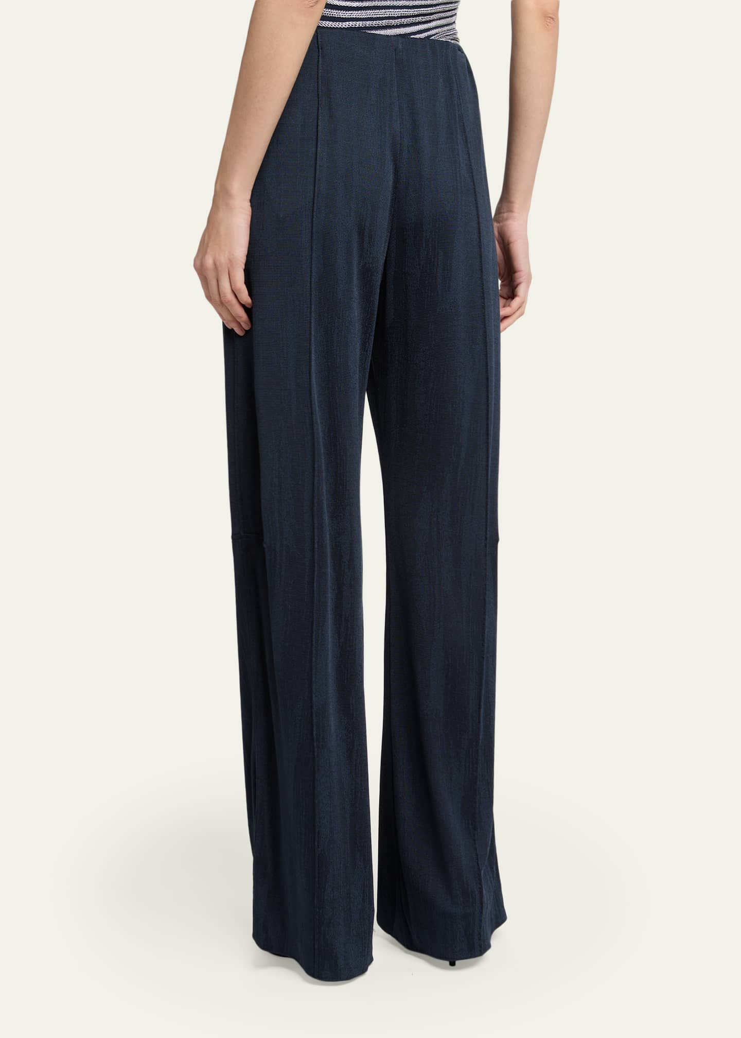 Giorgio Armani Jacquard Jersey Straight-Leg Trousers - Bergdorf