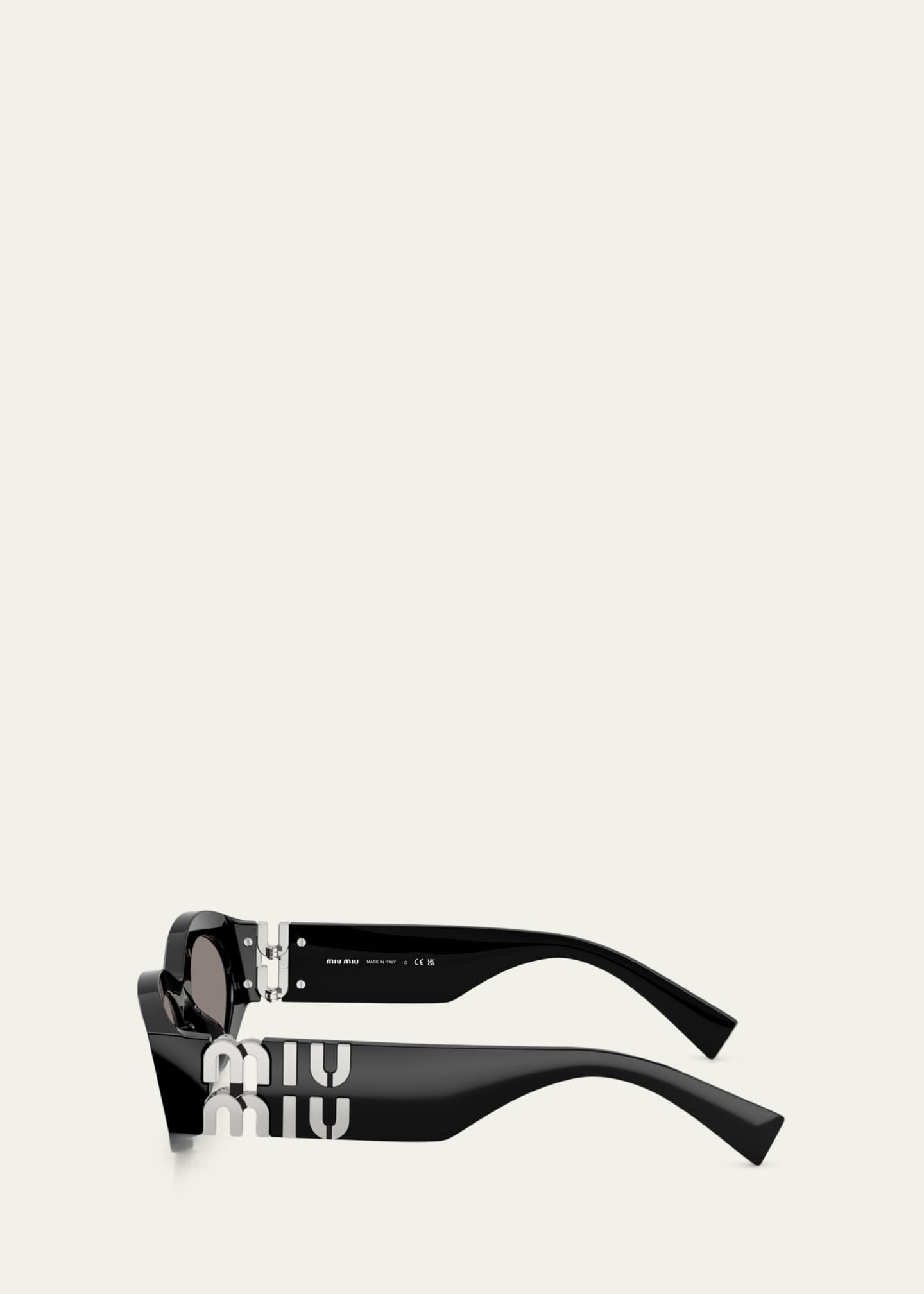 Miu Miu 54MM Oval Sunglasses - Bergdorf Goodman