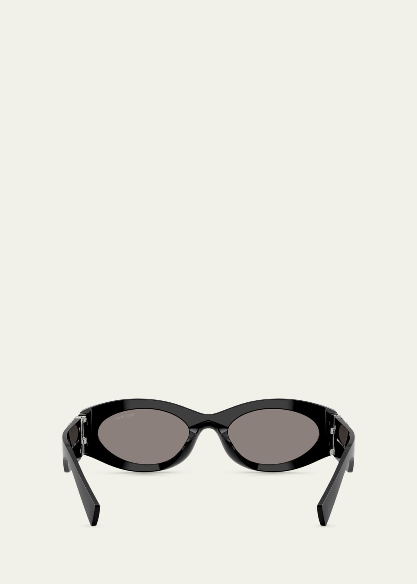 Miu Miu 54MM Oval Sunglasses - Bergdorf Goodman