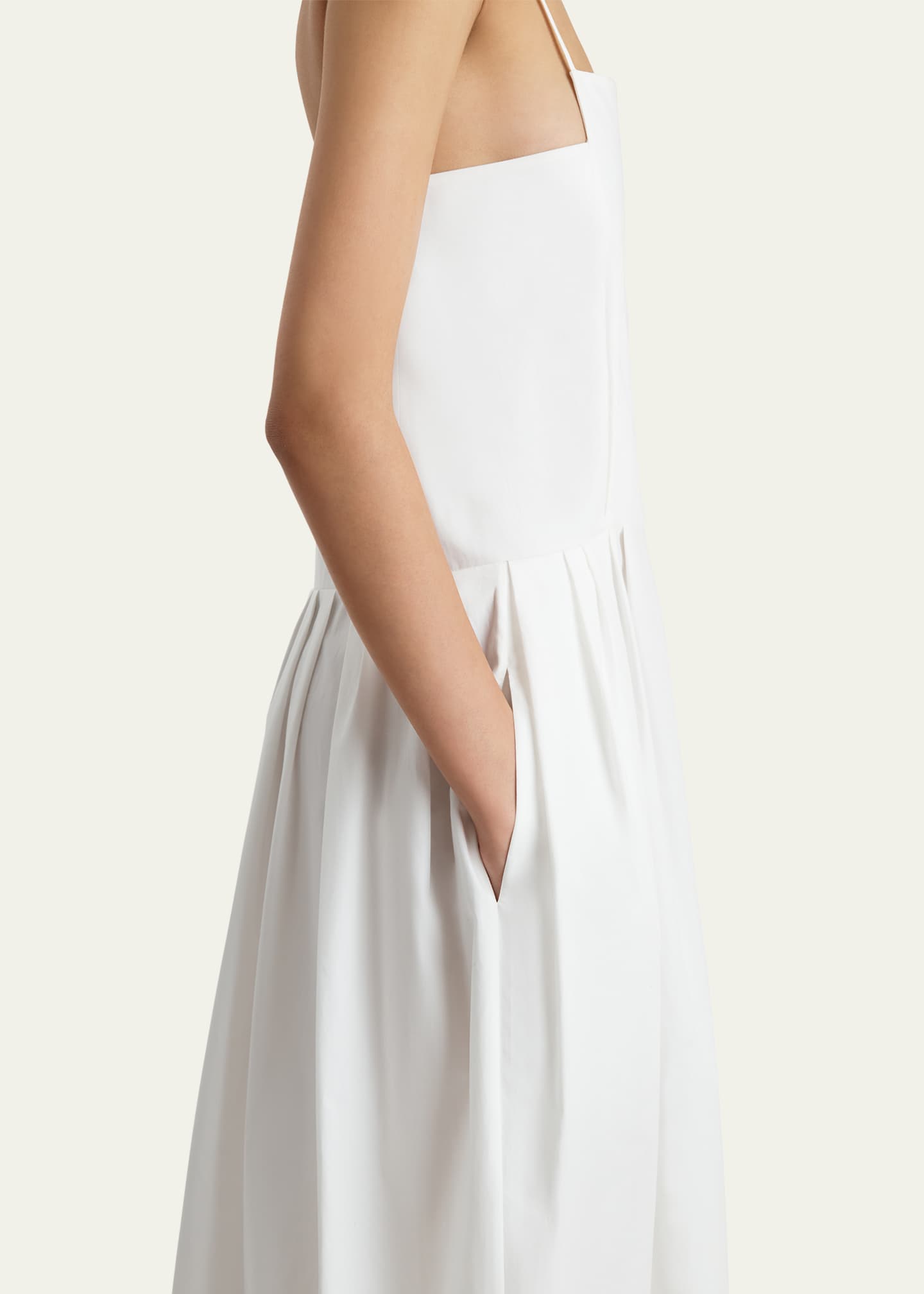 open lace back dress Flowy Chiffon A Line Sweetheart Pleated Bodice Beach Wedding Dresses, MW1093 main image 1