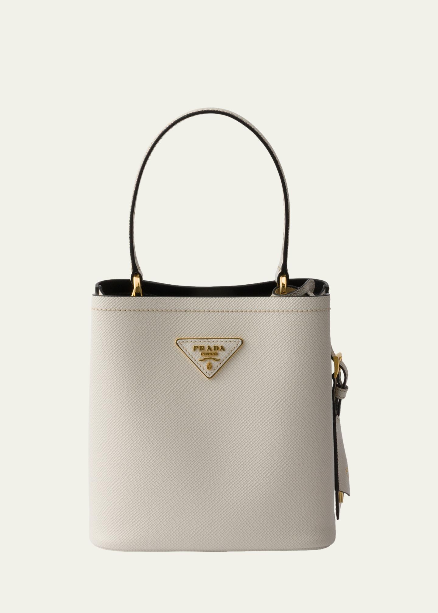 Prada Panier Saffiano Leather Top-Handle Bag - Bergdorf Goodman