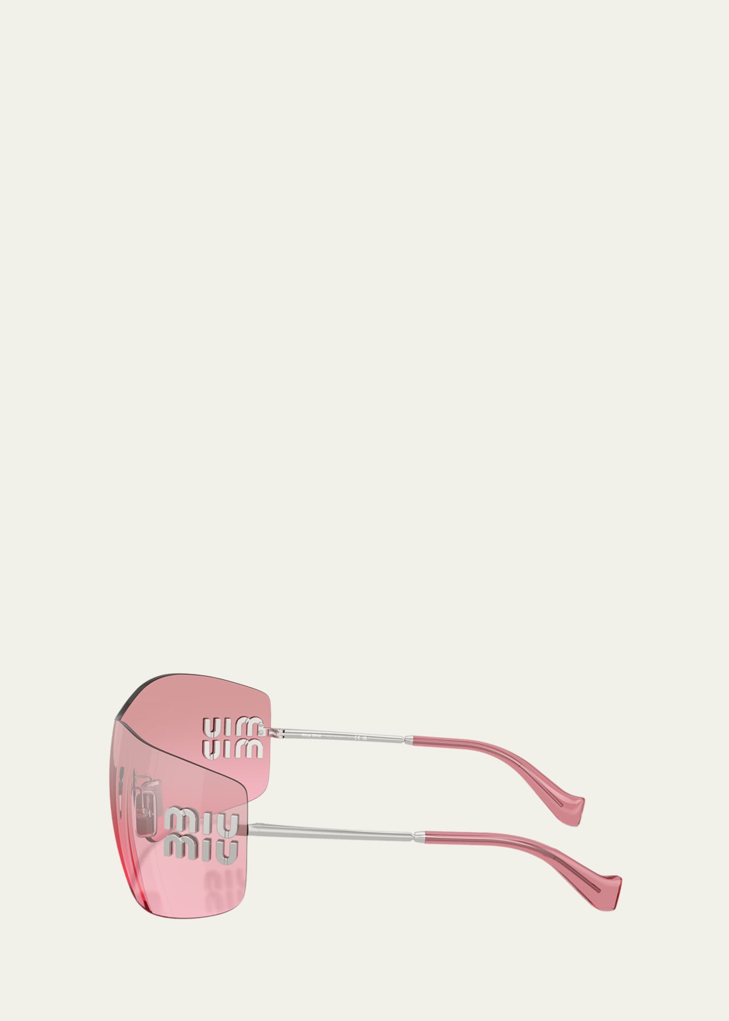 Miu Miu 144MM Shield Sunglasses - Bergdorf Goodman