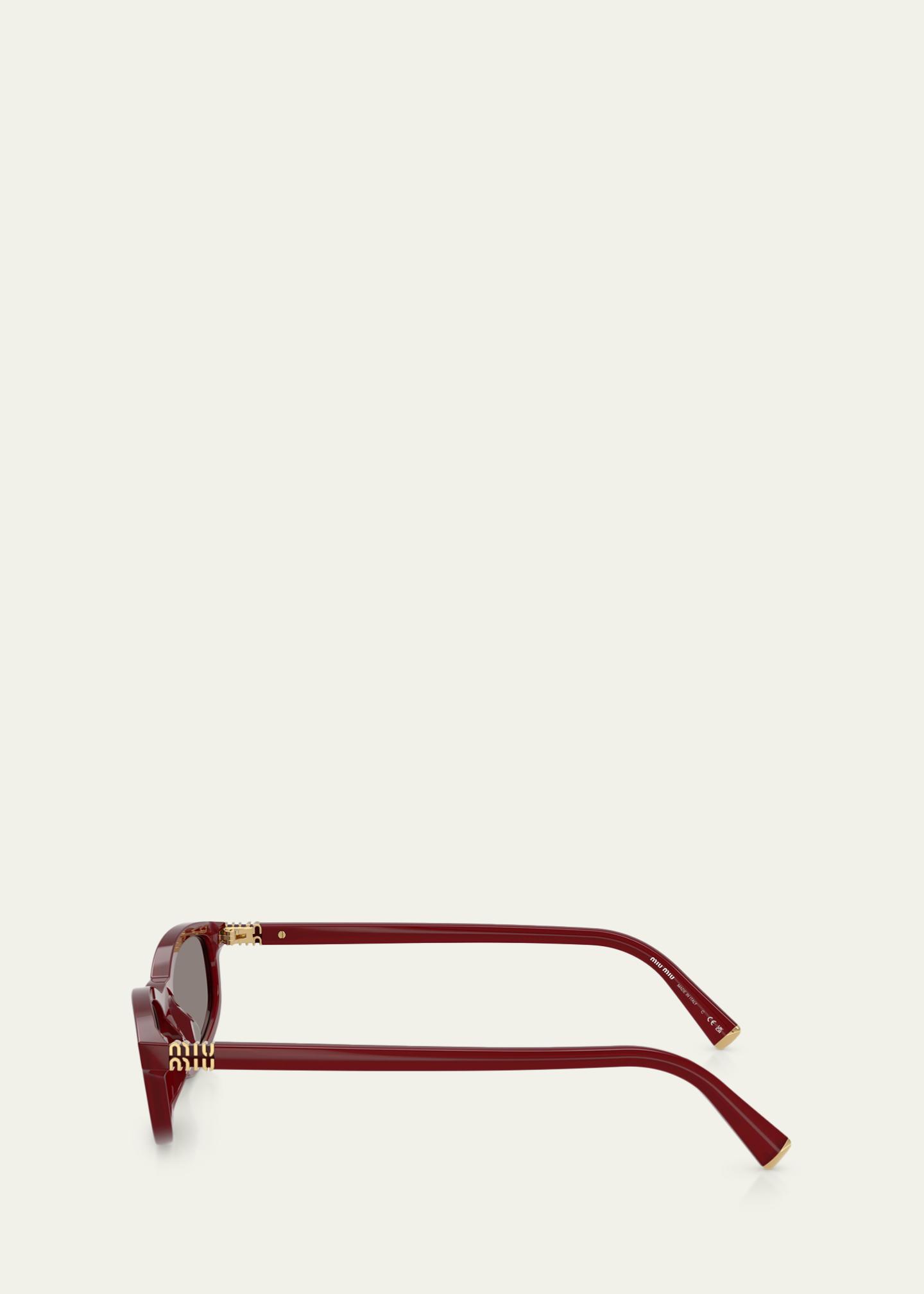 MIU MIU サングラス SMU21G レッド ケース付 Miu Miu 54MM Oval Sunglasses - Bergdorf Goodman