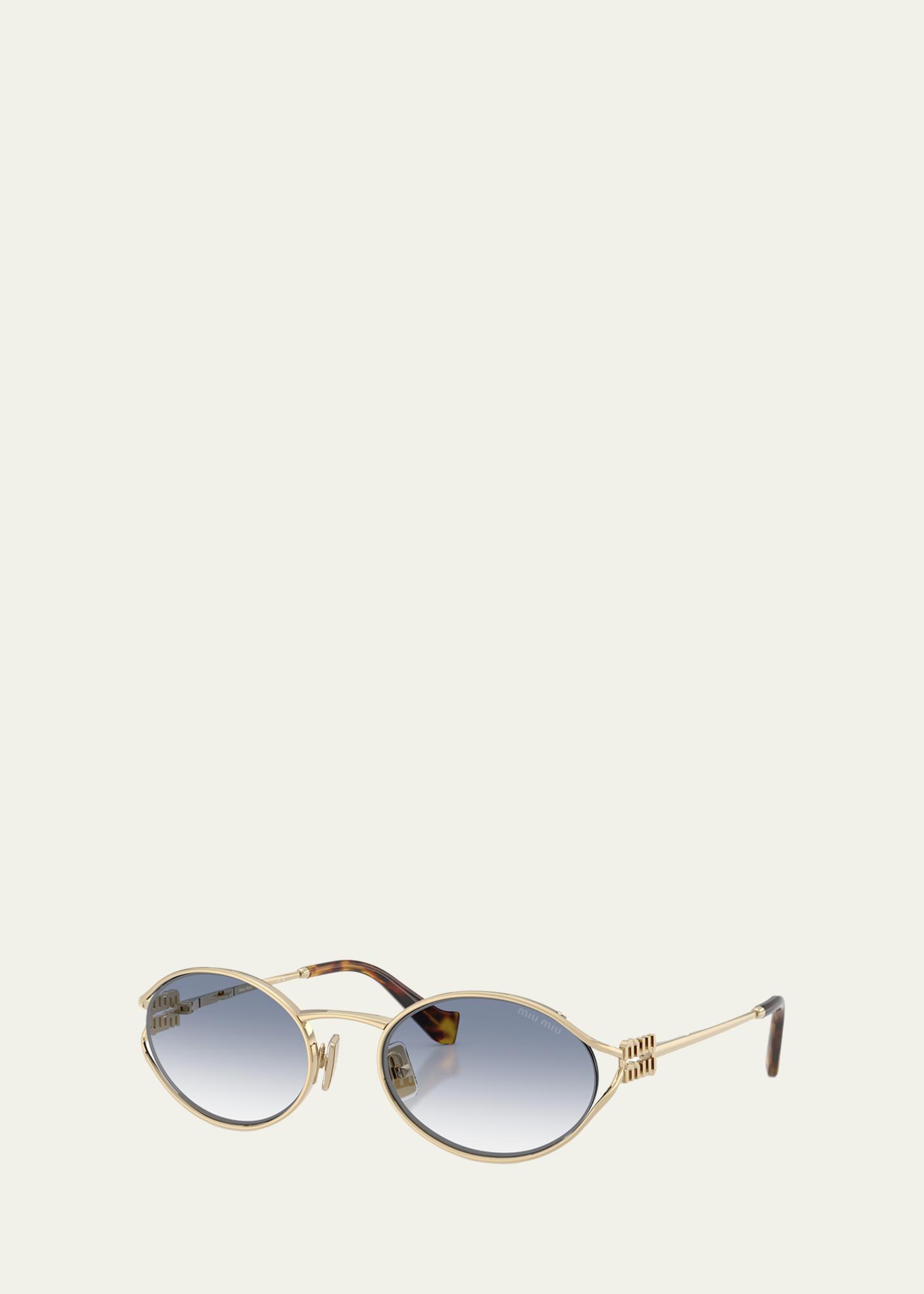 Miu Miu 54MM Oval Sunglasses - Bergdorf Goodman