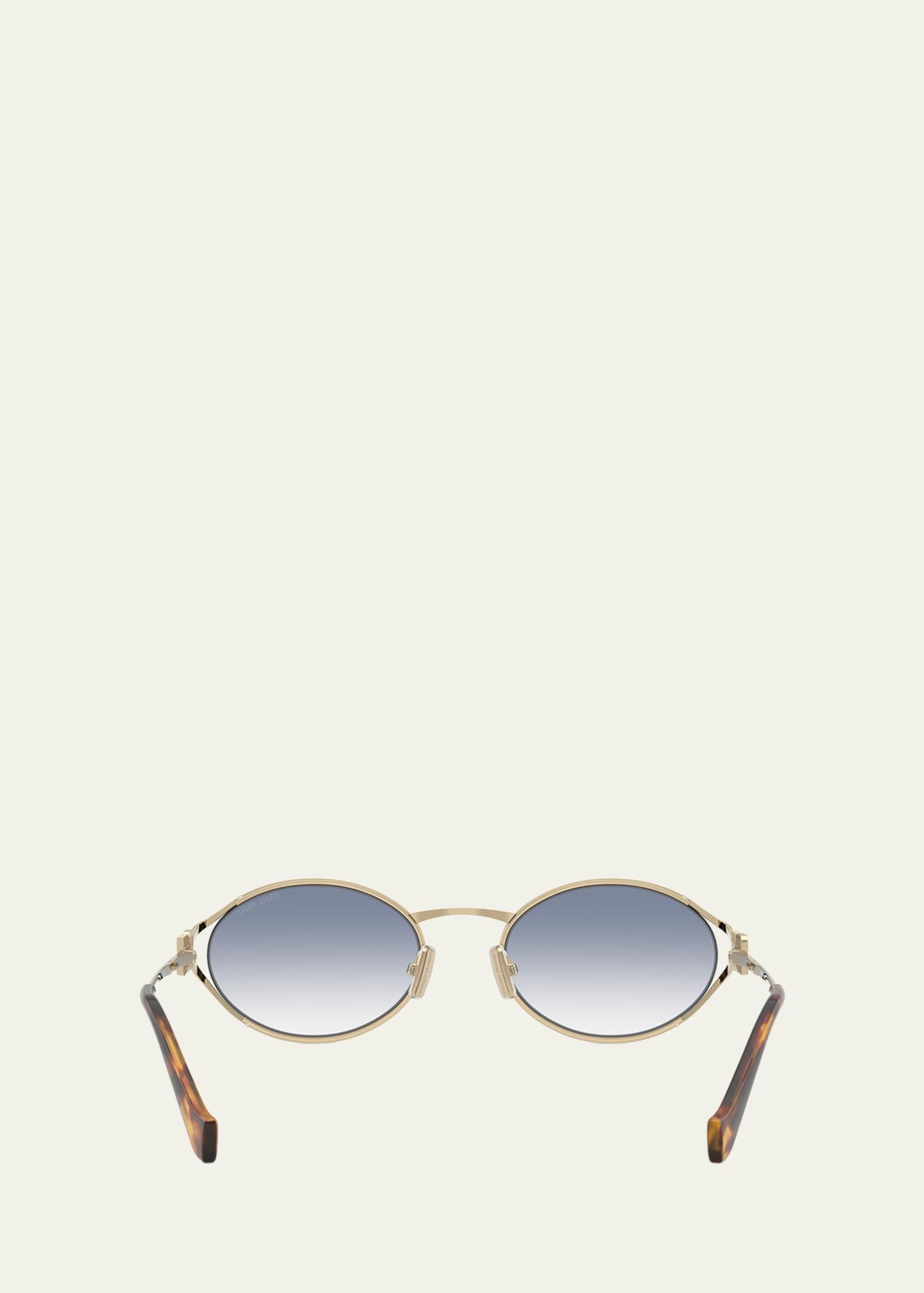 Miu Miu 54MM Oval Sunglasses - Bergdorf Goodman