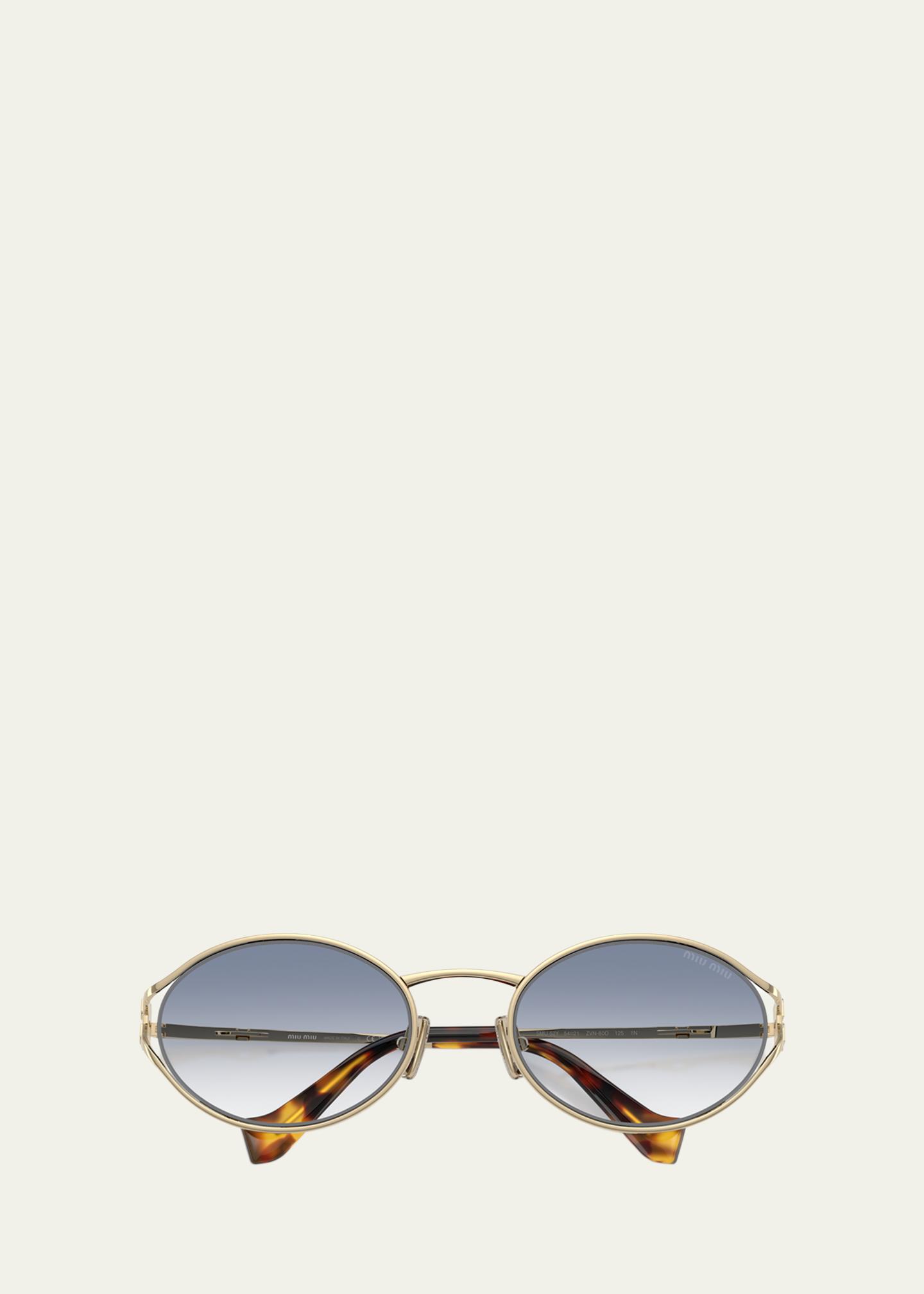 Miu Miu 54MM Oval Sunglasses - Bergdorf Goodman