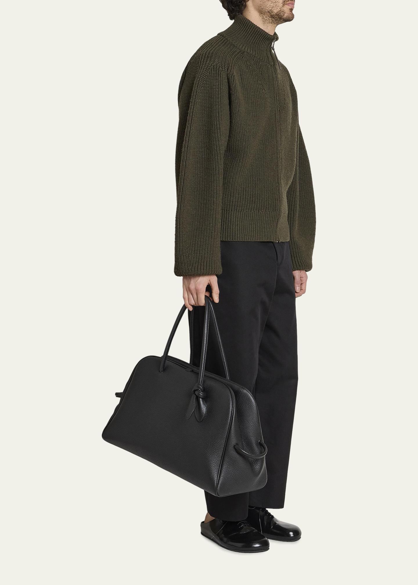 Jacquemus Men's Le Grand Turismo Leather Bowling Bag - Bergdorf