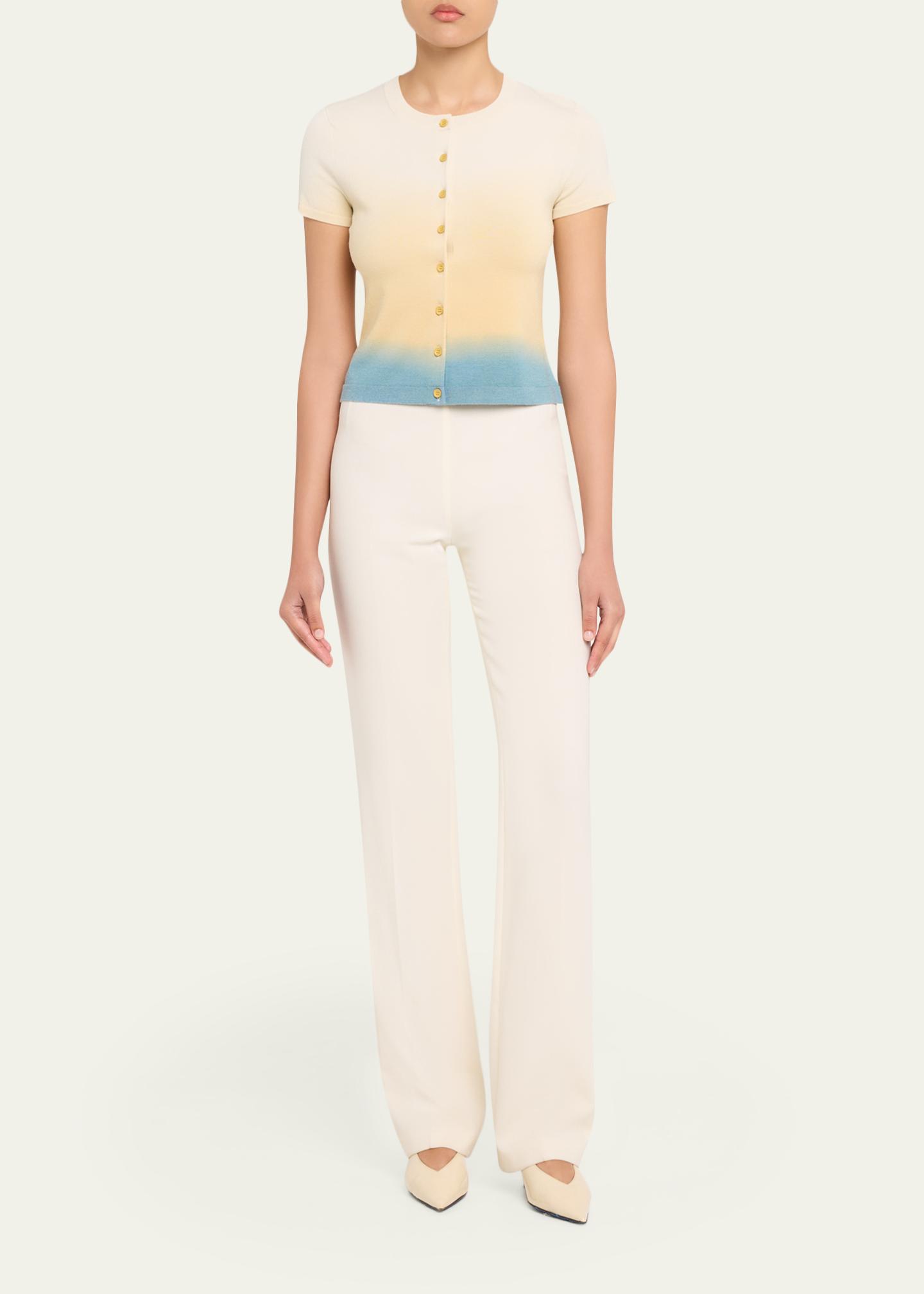 3.1 Phillip Lim Short-Sleeve Ombré Cardigan - Bergdorf Goodman