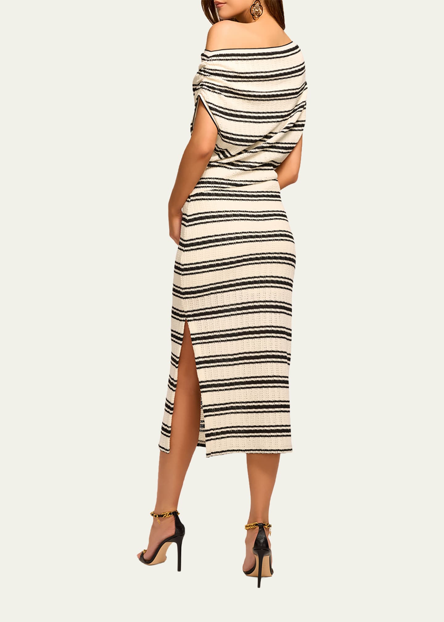 midi ramy brook dress Ramy Brook Isley Printed Strapless Midi Dress in Navy Hibiscus