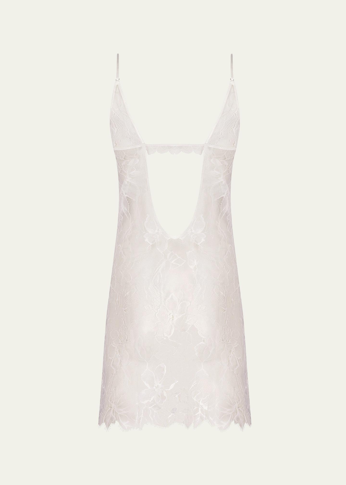 Lise Charmel Sublime Organza Scalloped Lace Nightie - Bergdorf Goodman