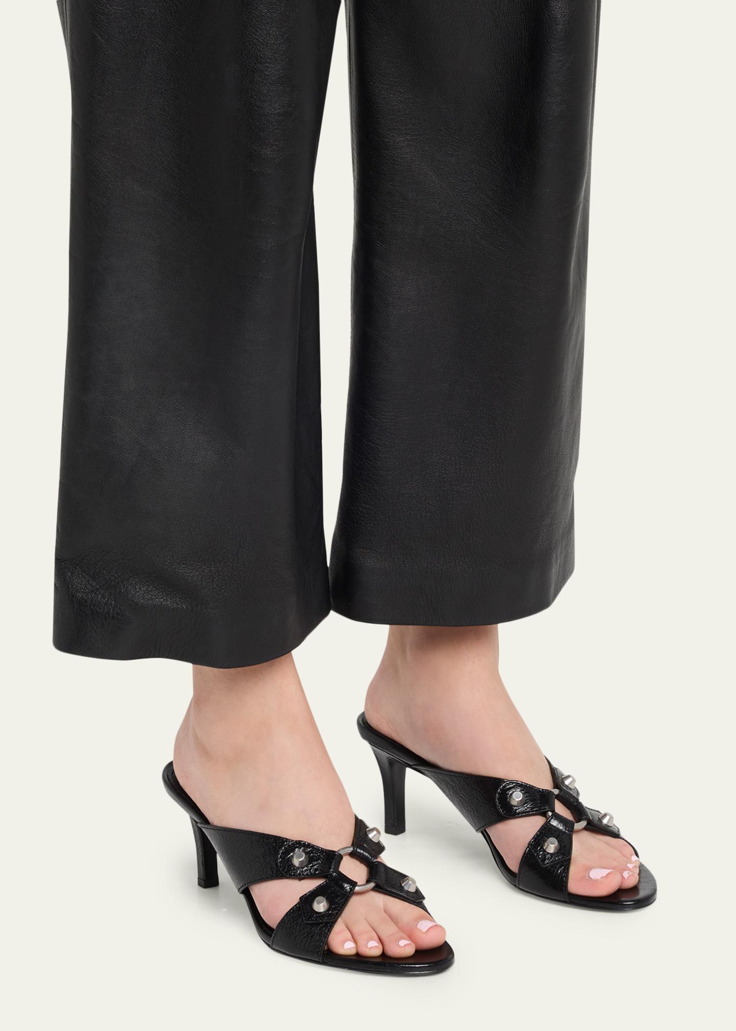 Balenciaga 70mm City Arena Leather Mule Sandals - Bergdorf Goodman