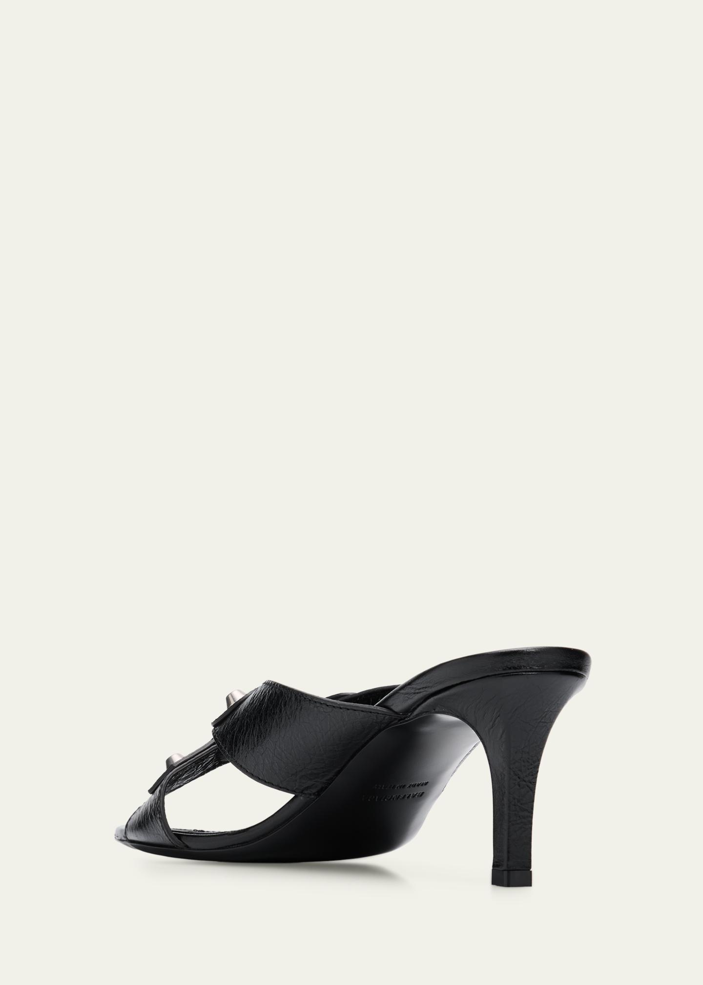 Balenciaga 70mm City Arena Leather Mule Sandals - Bergdorf Goodman