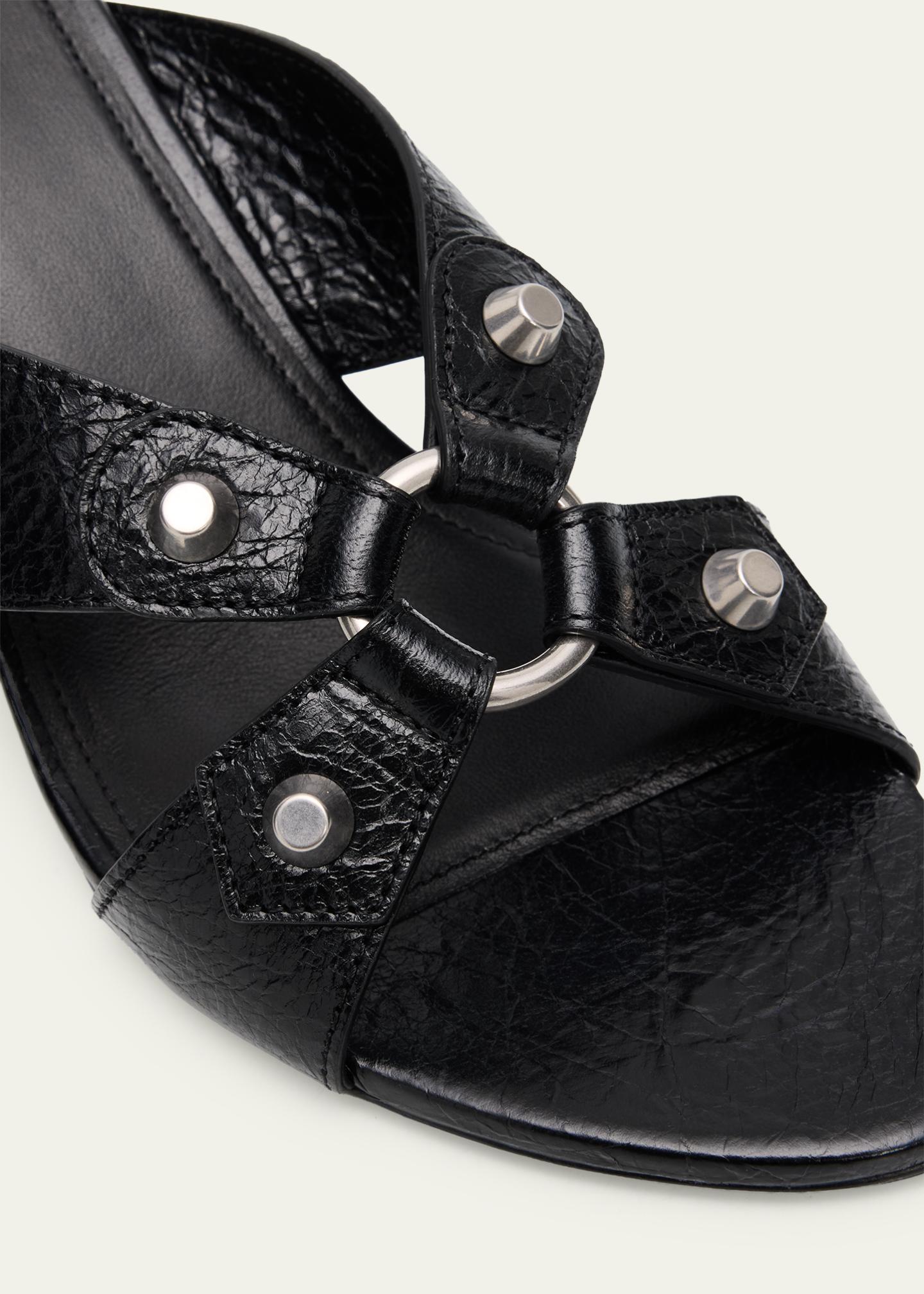 Balenciaga 70mm City Arena Leather Mule Sandals - Bergdorf Goodman