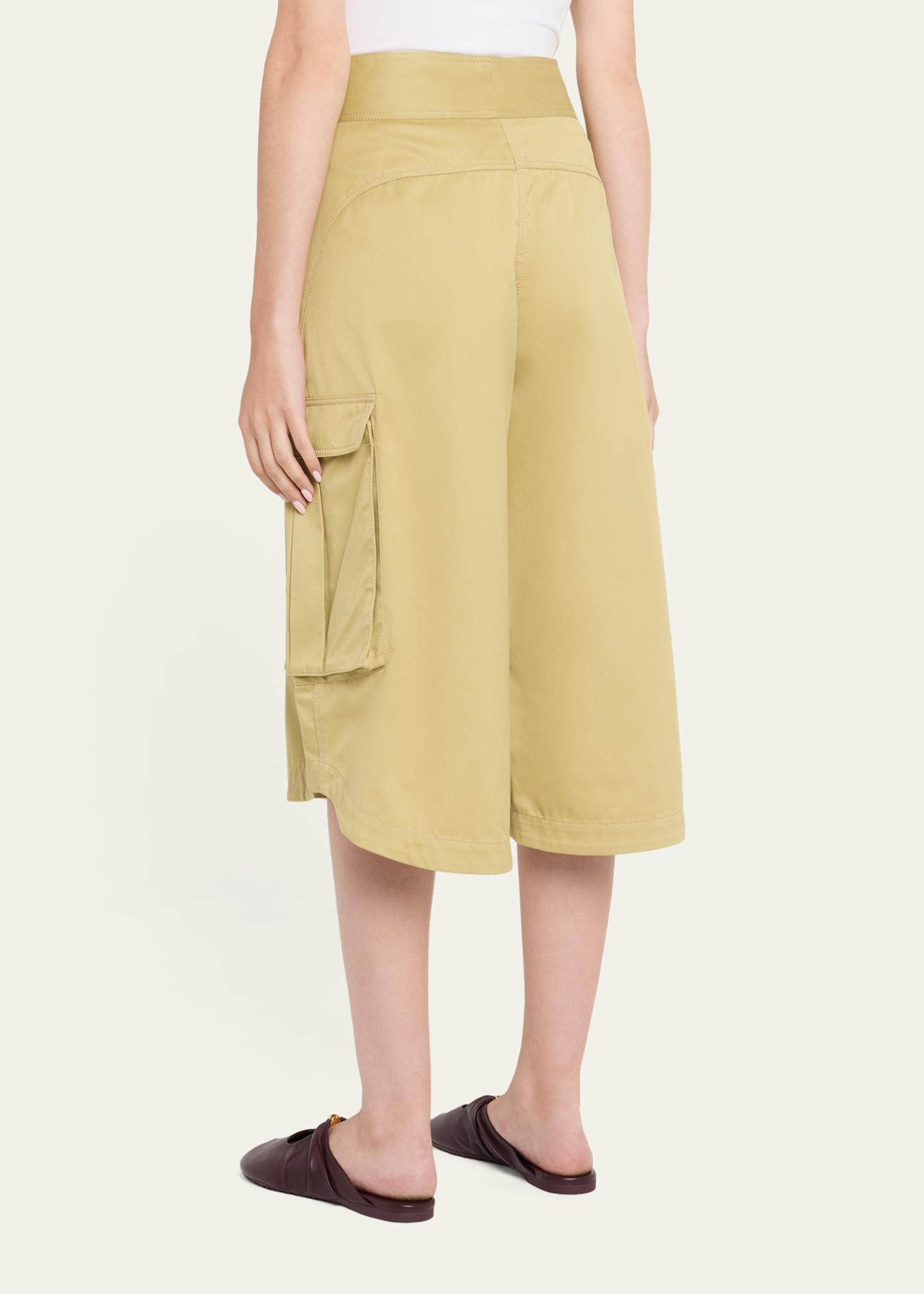 Rosie Assoulin Laced Cotton Cargo Surf Shorts - Bergdorf Goodman