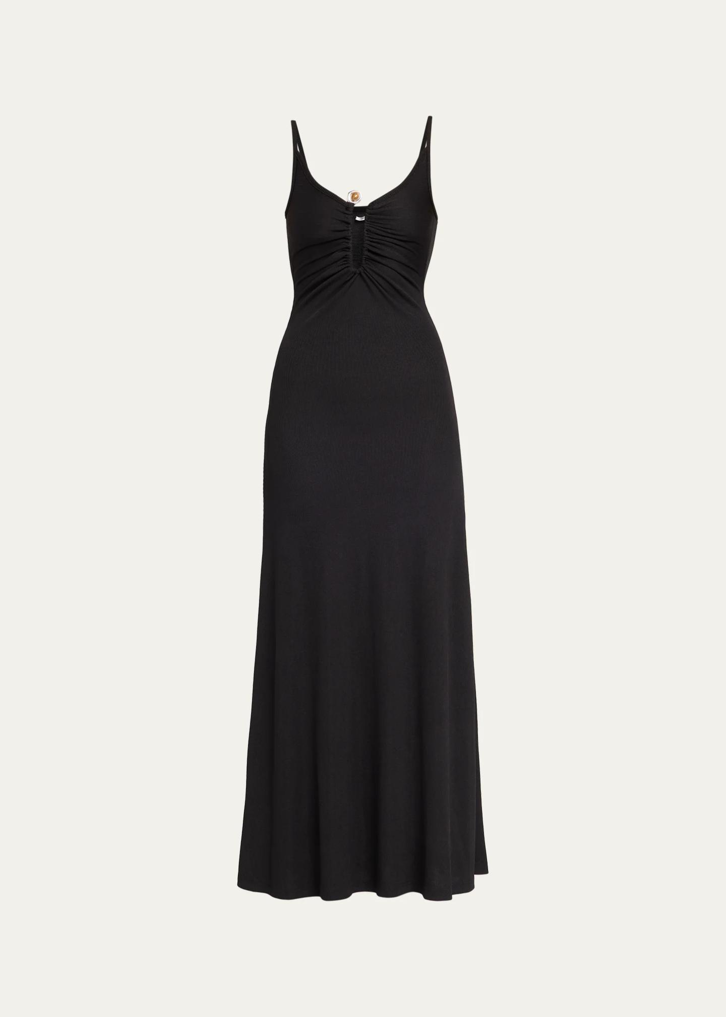 Christopher Esber ‘Droplet Crystal Clasp Cami’ Dress, Women's, Black