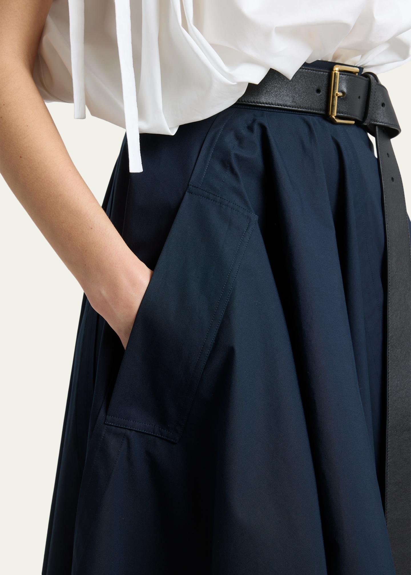 Givenchy Asymmetric Handkerchief Midi Flare Skirt - Bergdorf Goodman