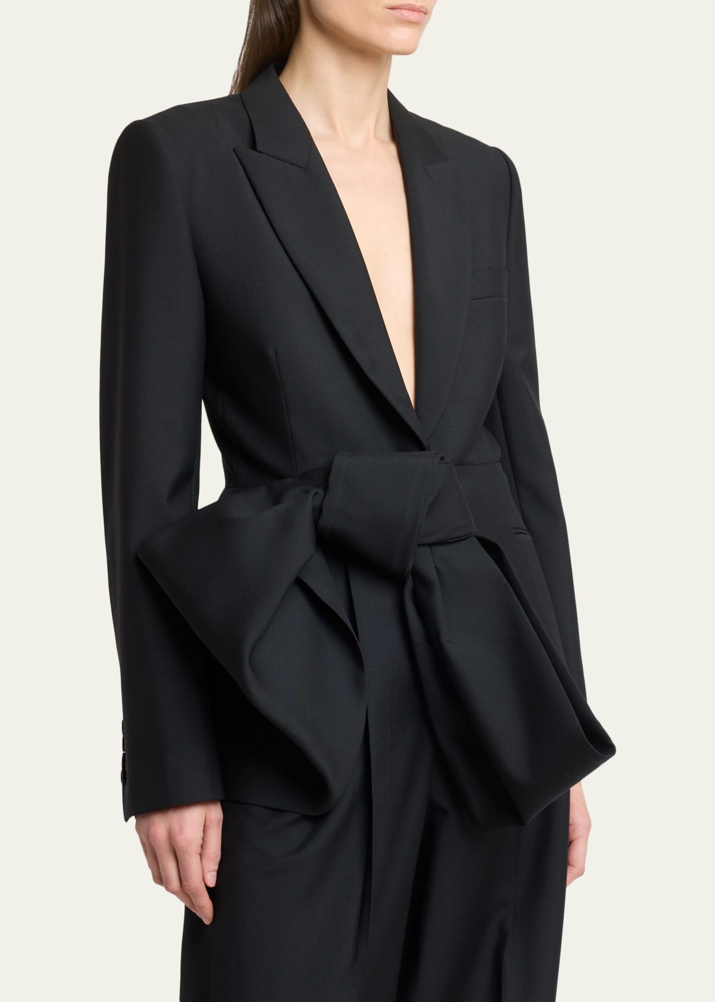 Givenchy Wool-Mohair Bow Jacket - Bergdorf Goodman