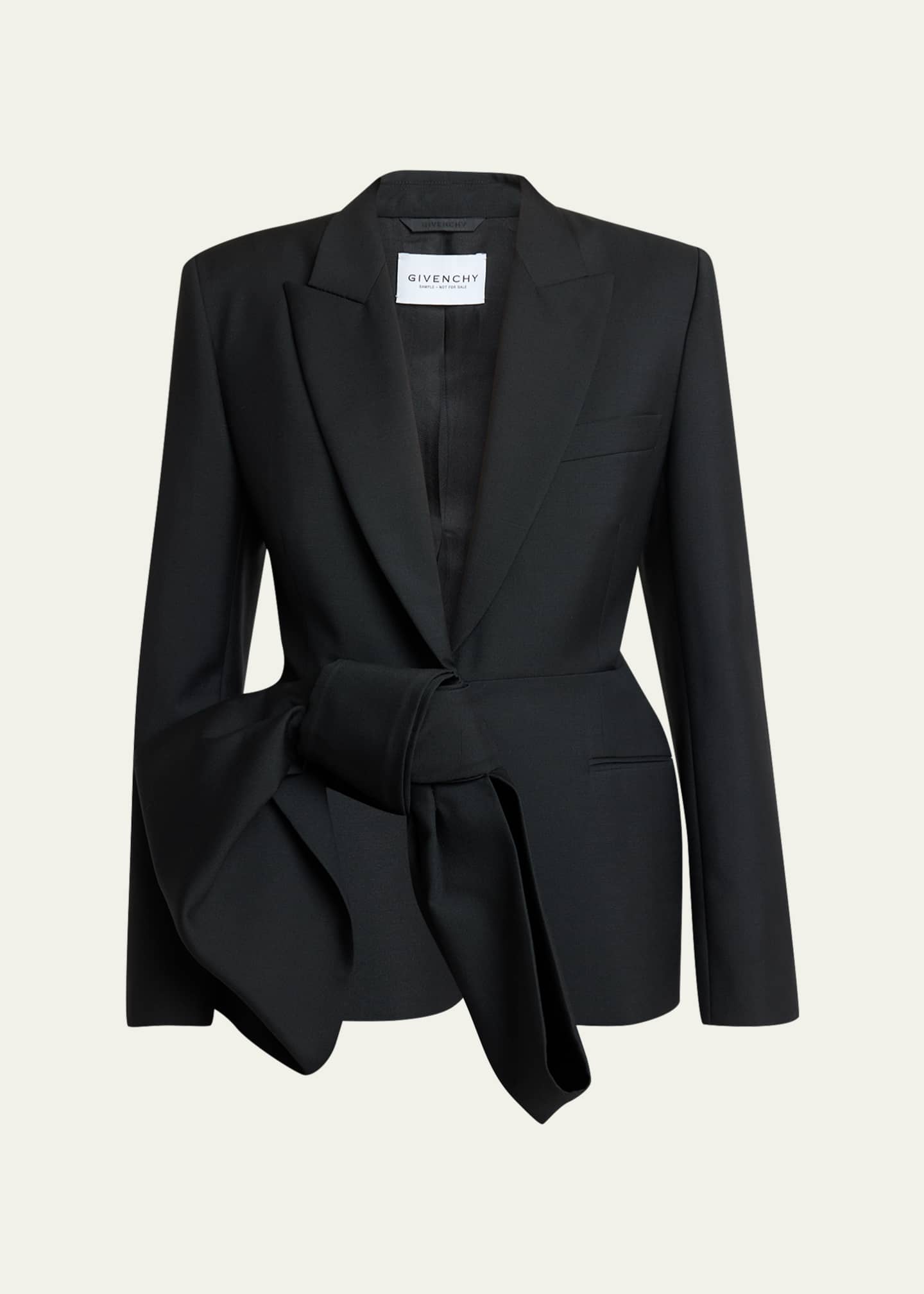 Givenchy Wool-Mohair Bow Jacket - Bergdorf Goodman