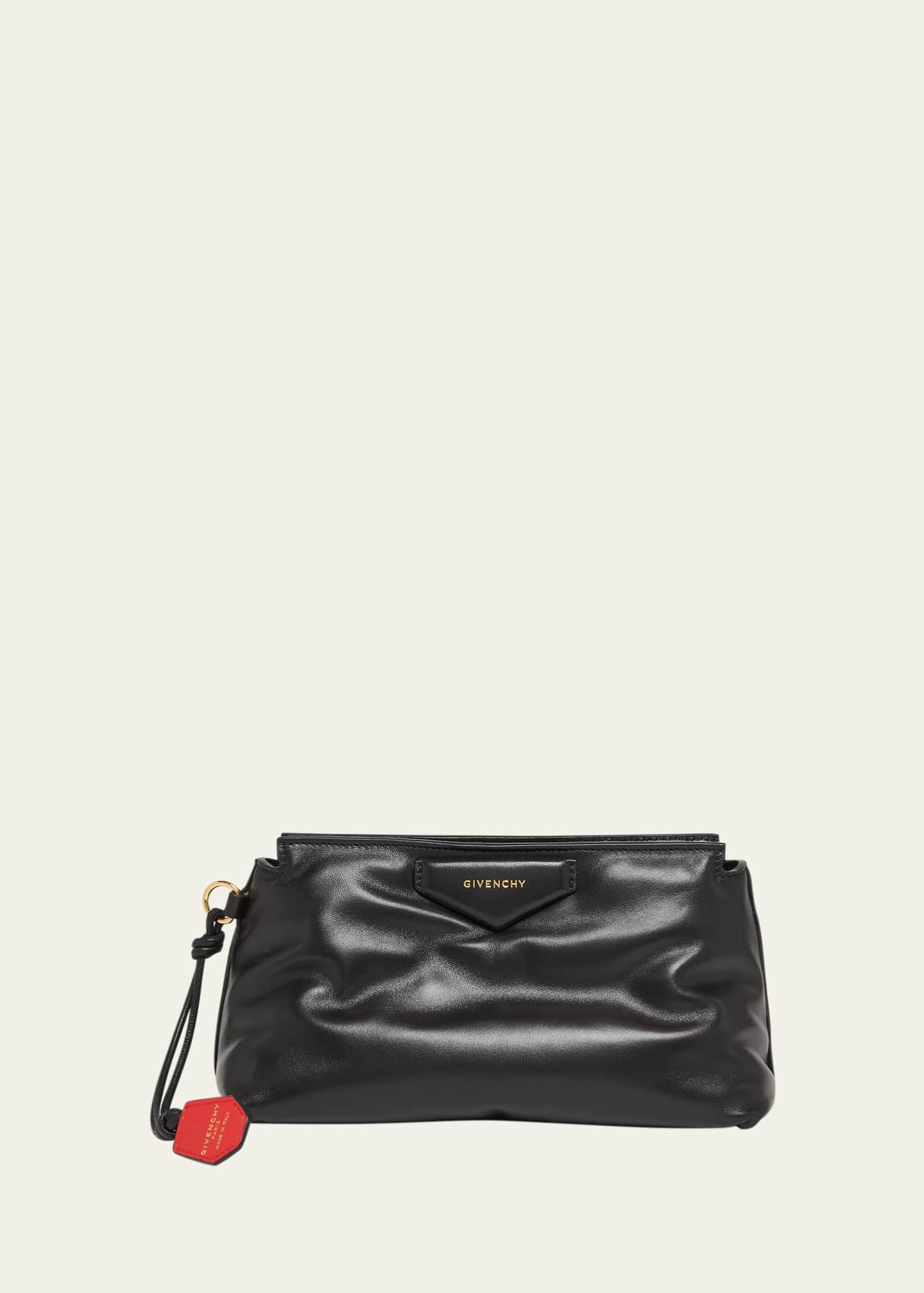 Givenchy Antigona Slouchy Clutch Bag in Leather - Bergdorf Goodman