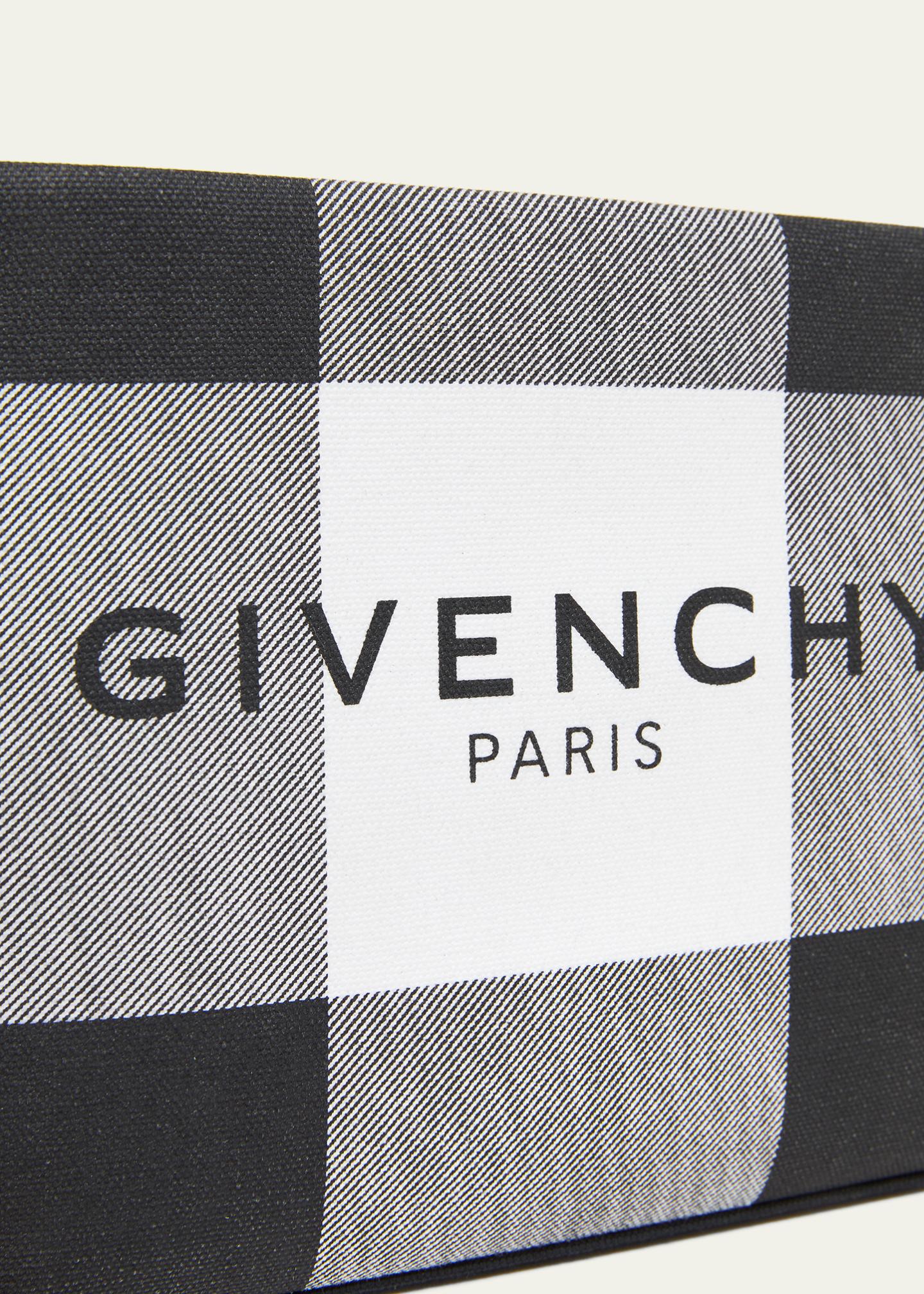 Givenchy Logo Check Pouch Bag - Bergdorf Goodman