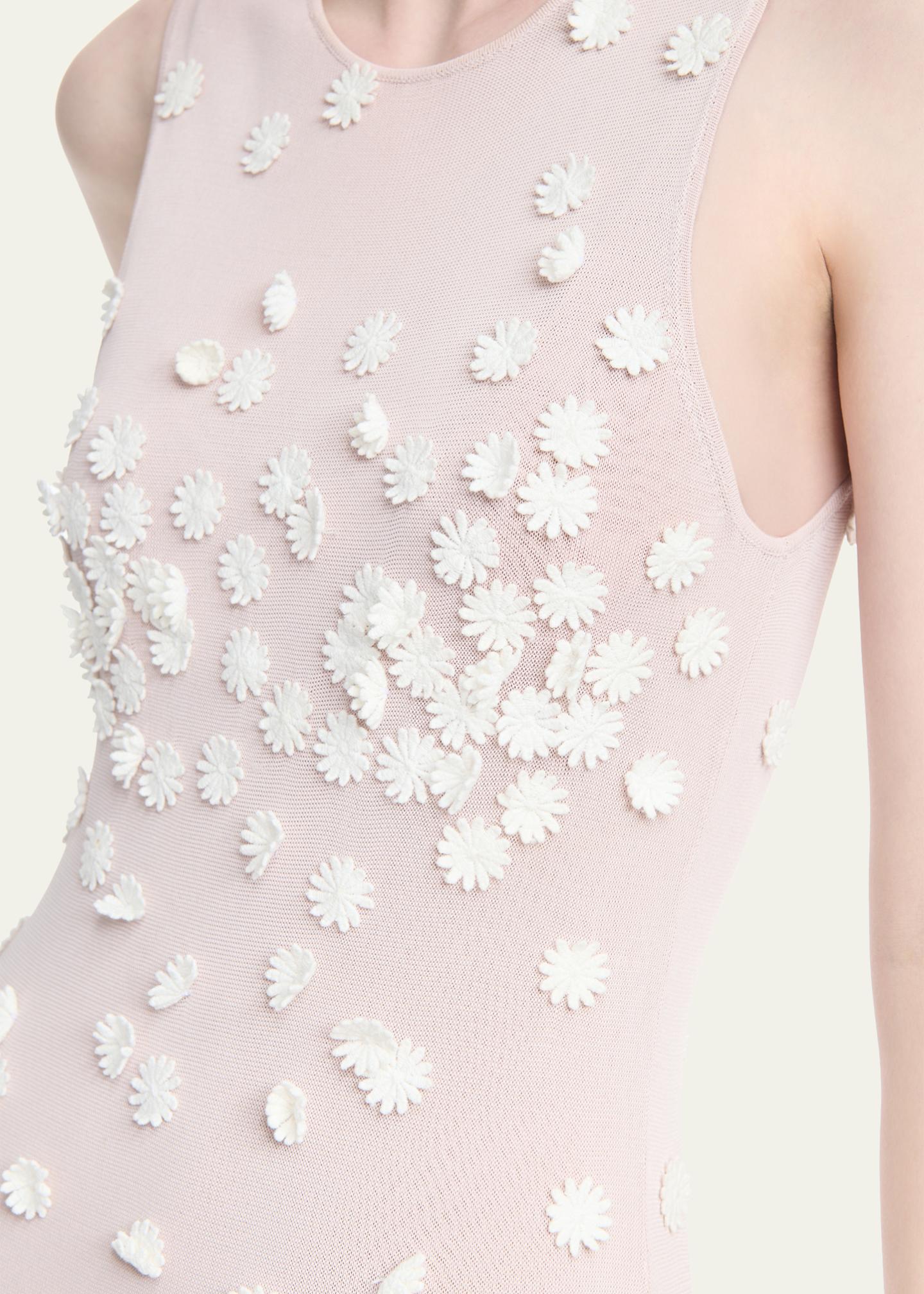 Altuzarra Nelly Degrade Flower Applique Mesh Maxi Dress - Bergdorf 