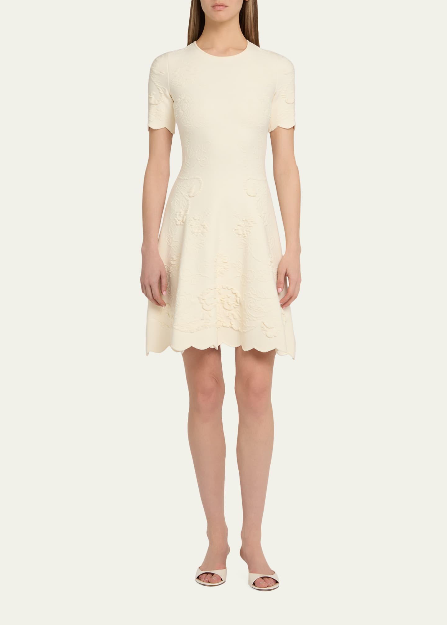 jacquard knit short dress Akris punto Scribble Jacquard Knit Sleeveless Mini Dress, Black/Multi, Women's, 4, Casual & Work Dresses Knit Dresses
