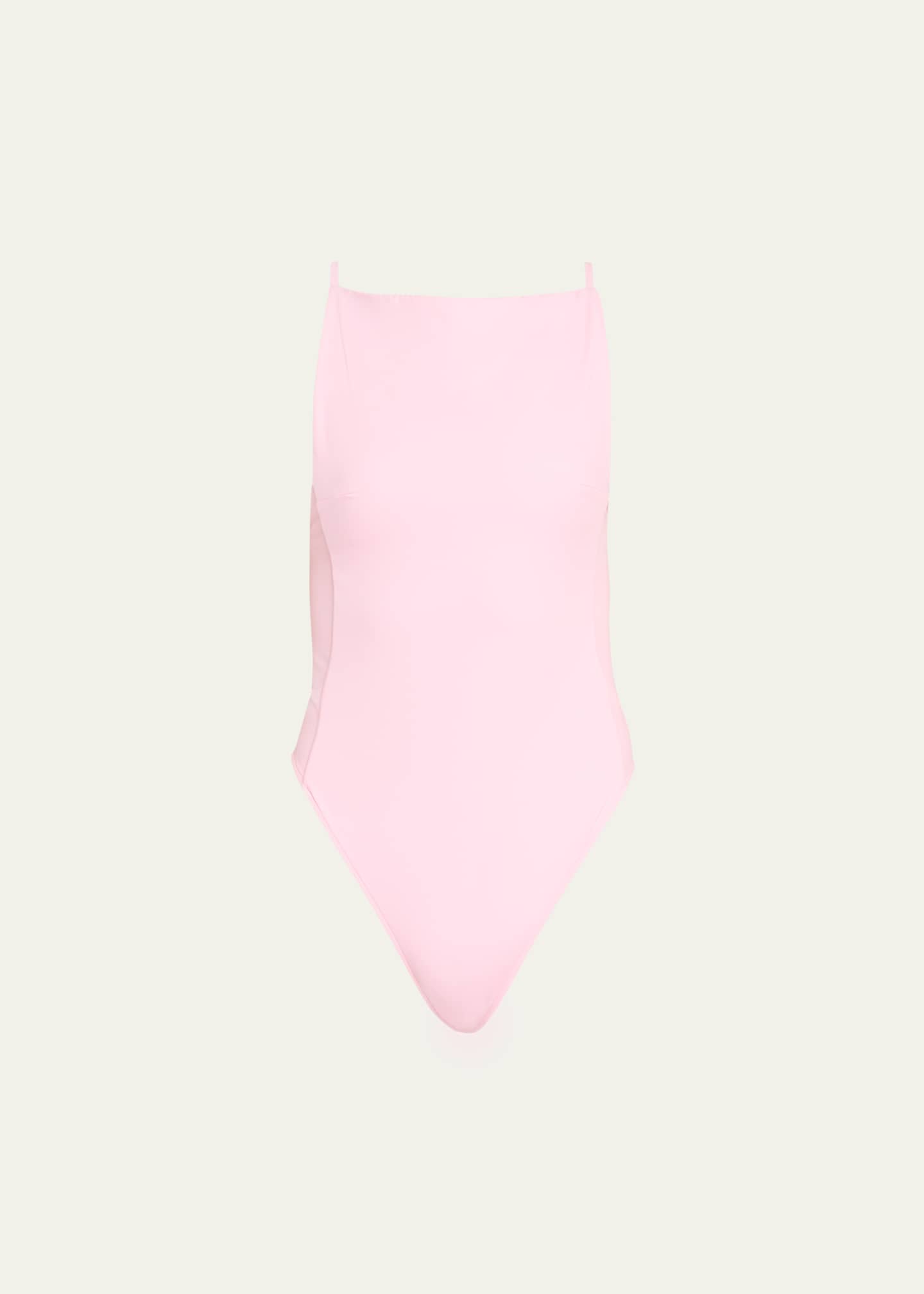Jacquemus The Sole Open-Back One-Piece Swimsuit - Bergdorf Goodman