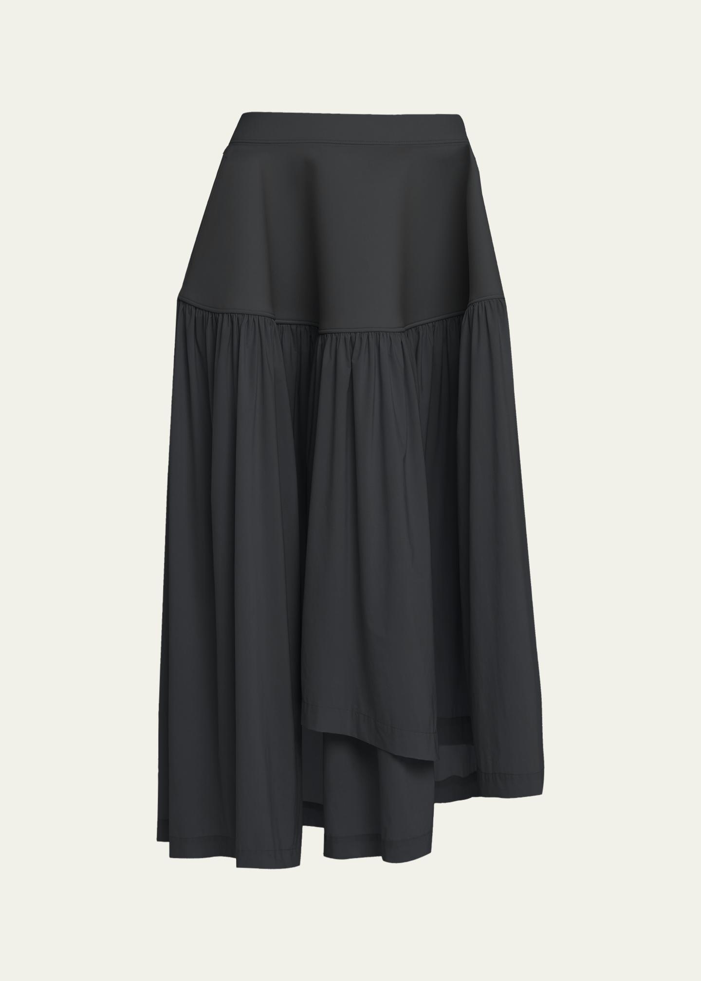 【新品未使用、タグ付完売商品】2023SSAmy Asymmetry Skirt Issey Miyake Mute Winding Asymmetric Midi Skirt - Bergdorf Goodman