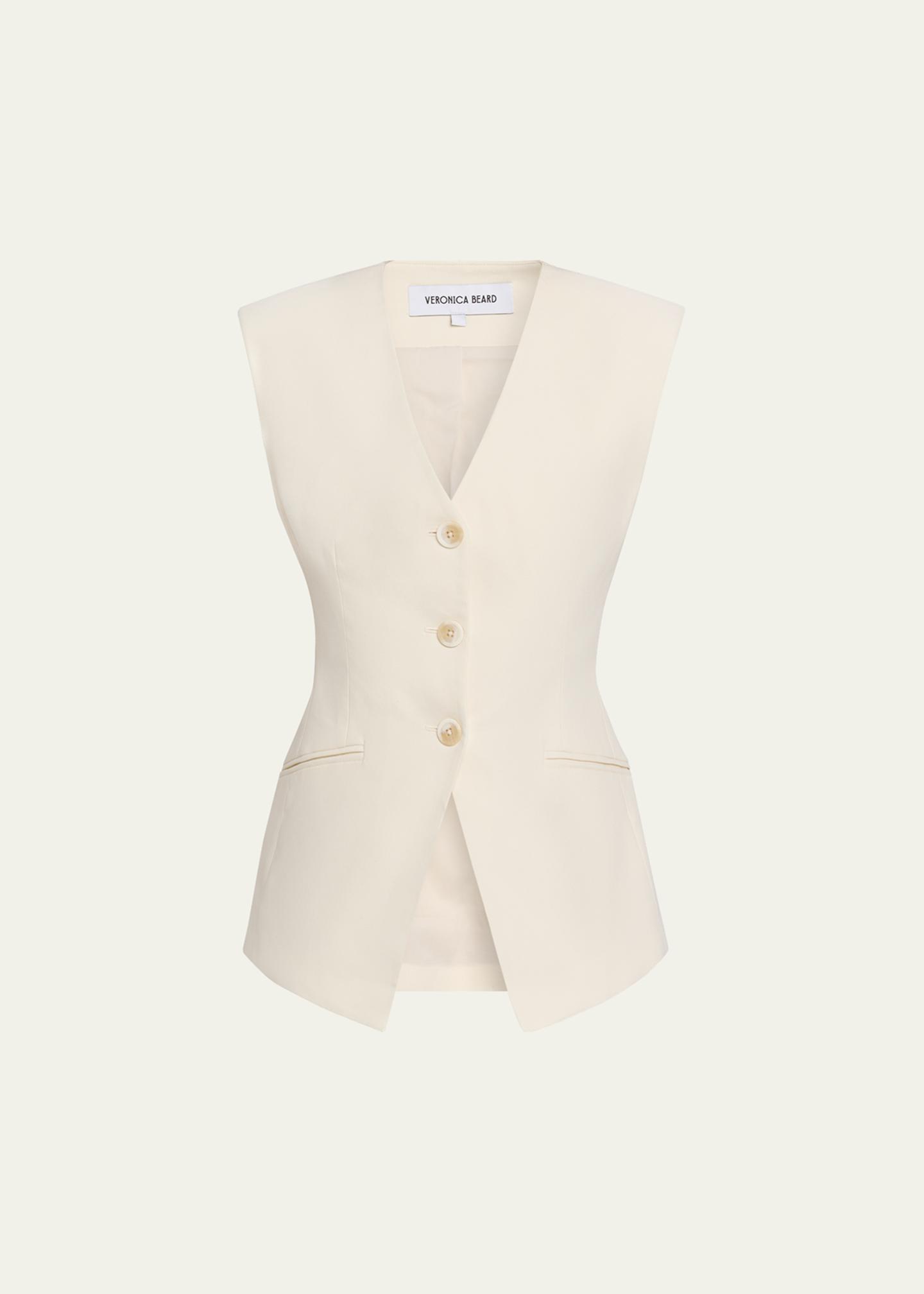Veronica Beard Gillson Tailored Vest - Bergdorf Goodman