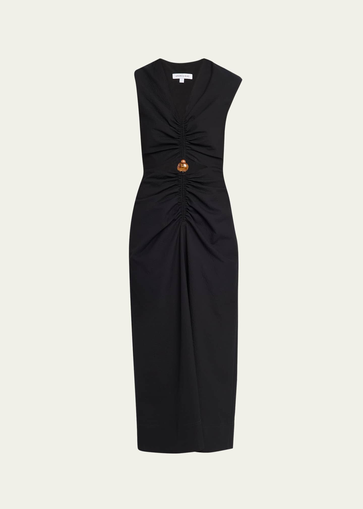 Veronica Beard Marisabel Cutout Crepe Midi Dress - Bergdorf Goodman