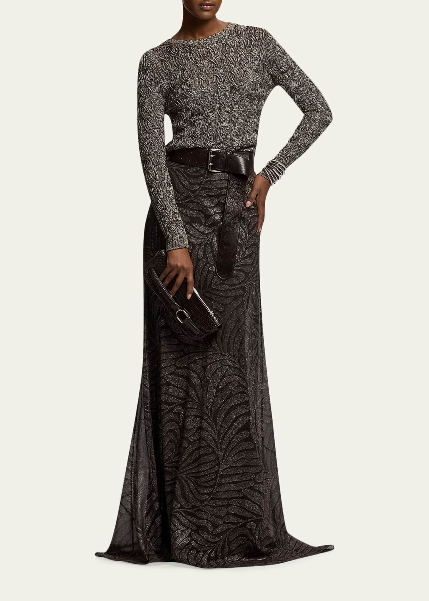ralph lauren metallic knit dress Polo Ralph Lauren Metallic Finely Knit Dress  Lucia Zolea