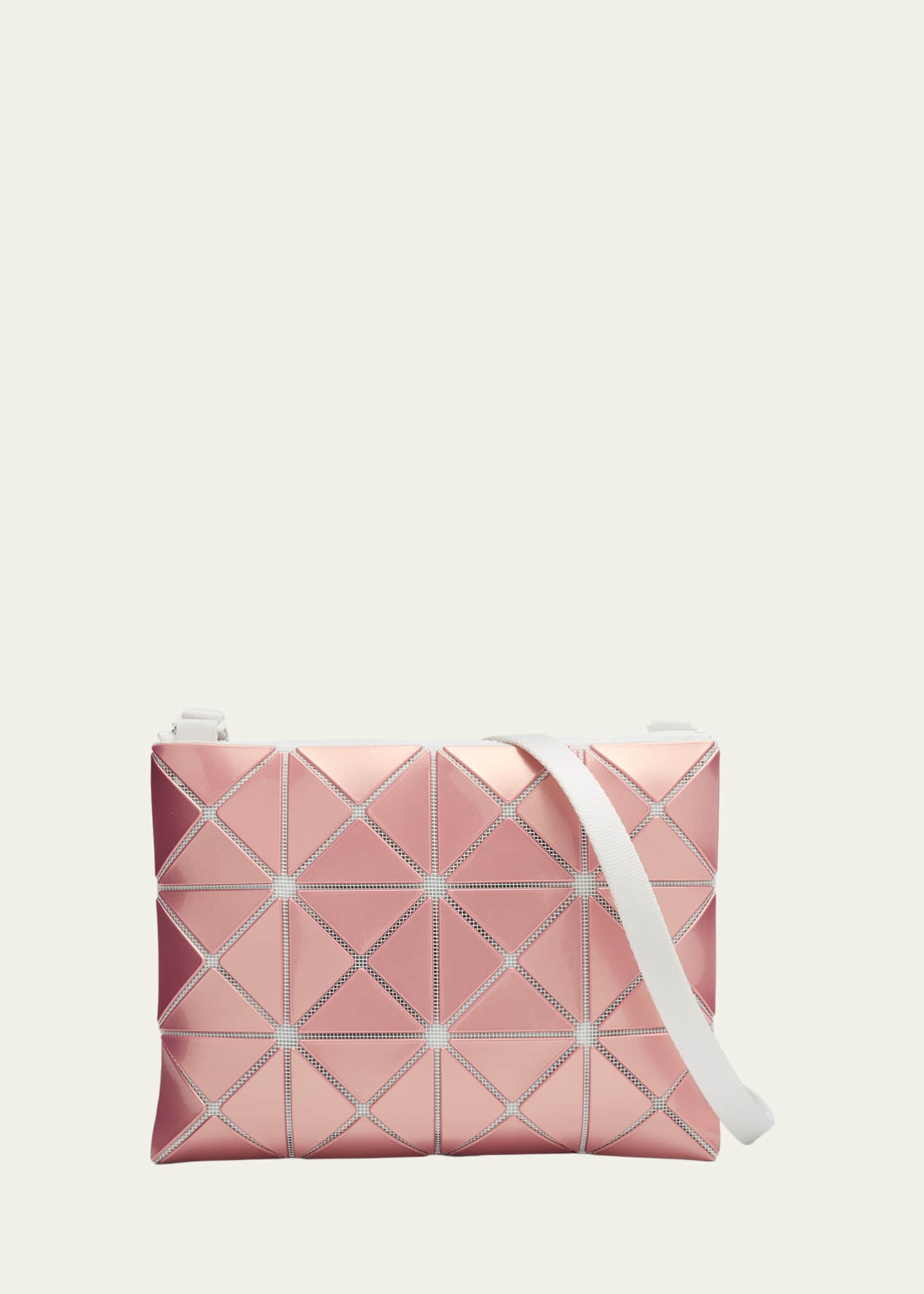 BAO BAO ISSEY MIYAKE LUCENT LLIC ピンク BAO BAO ISSEY MIYAKE Lucent Metallic Geometric Crossbody Bag