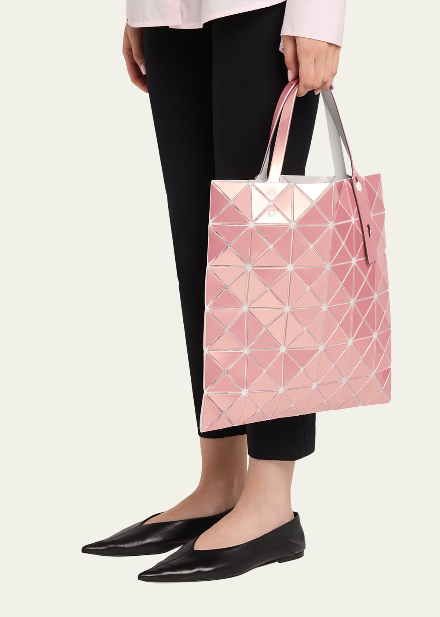 BAO BAO ISSEY MIYAKE Lucent Metallic Geometric Tote Bag - Bergdorf