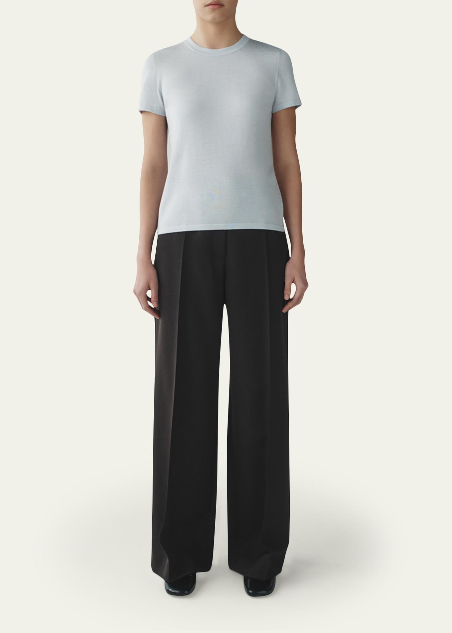 Attersee Cashmere and Silk Short-Sleeve Tee - Bergdorf Goodman