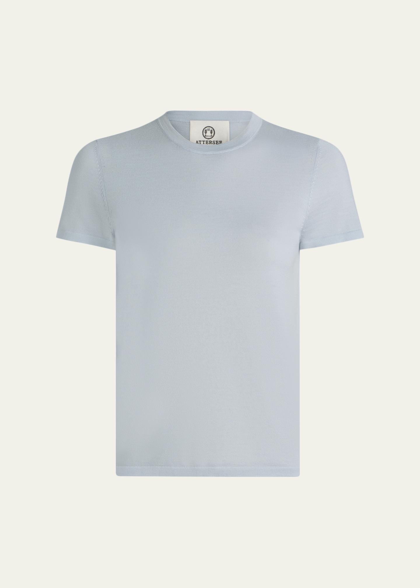 Attersee Cashmere and Silk Short-Sleeve Tee - Bergdorf Goodman