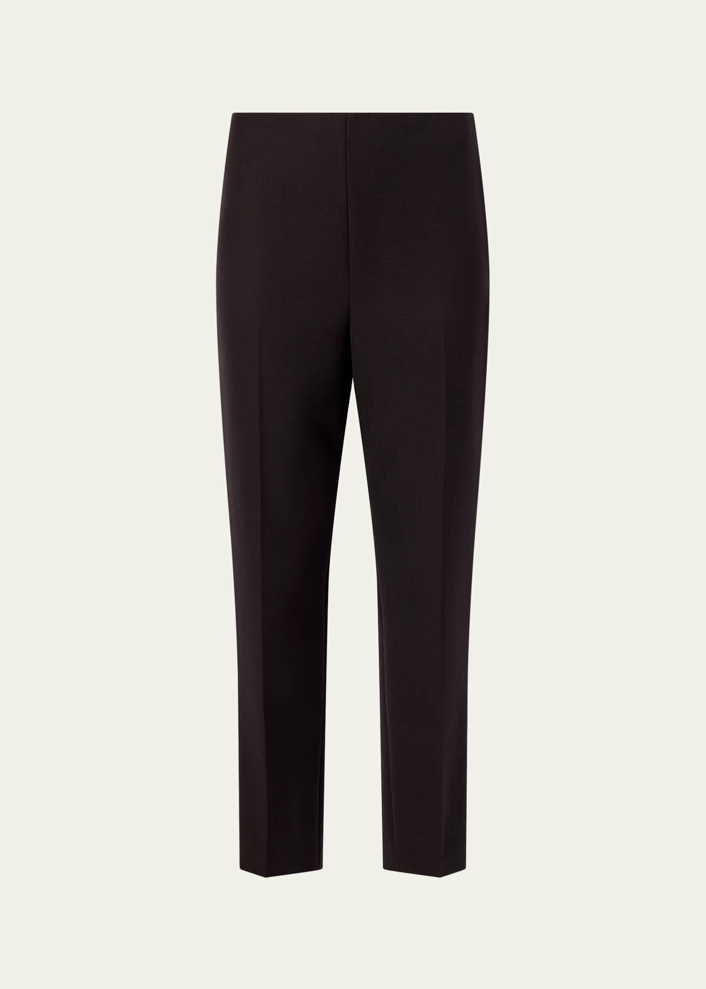 wool cigarette pants Vintage 50s 60s Plaid New Old Stock Made Italy Tailored The Black Cigarette Wool Trousers are not just a garment Wool Cigarette Pants, Custom Tapered