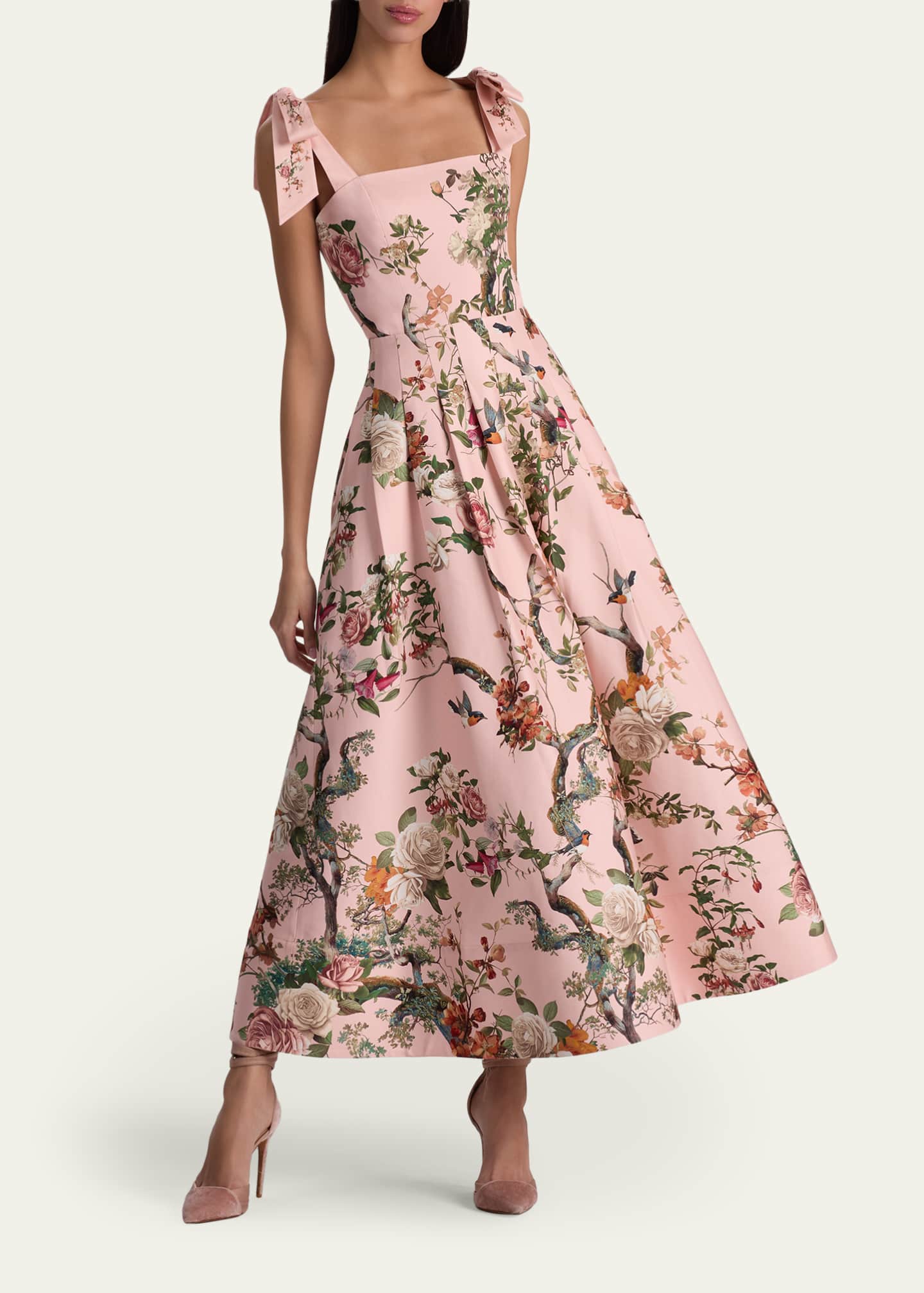 chinese dress ladies Hana La Rosa Ditsy Maxi Dress Sea Salt main image 1