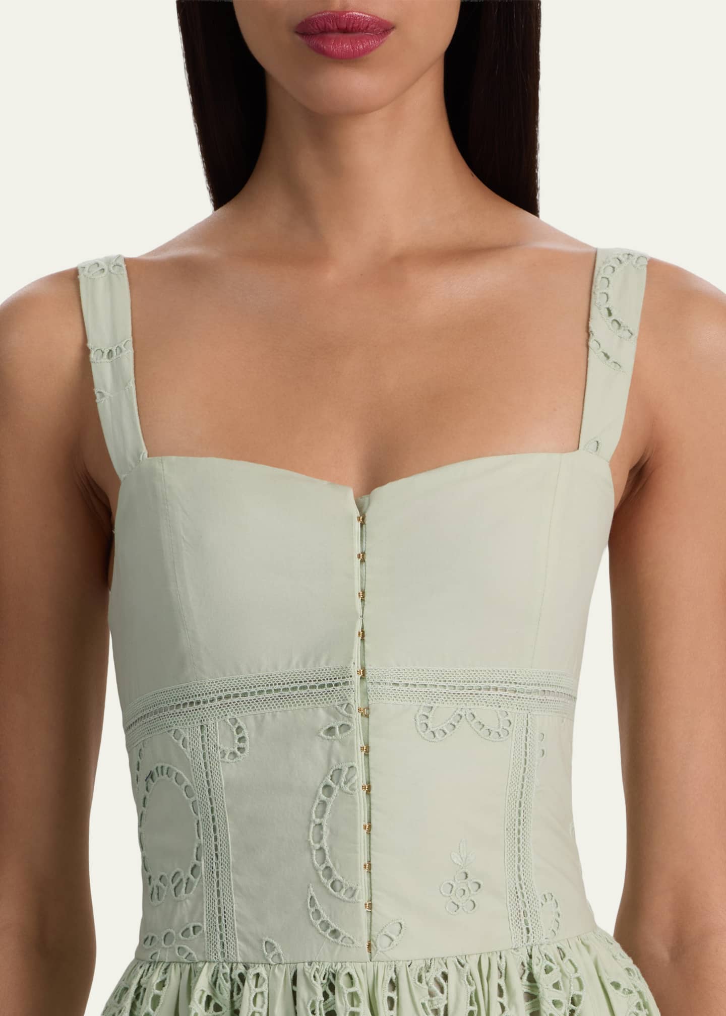 ALICE + OLIVIA Anya Embroidered Maxi Dress - Bergdorf Goodman