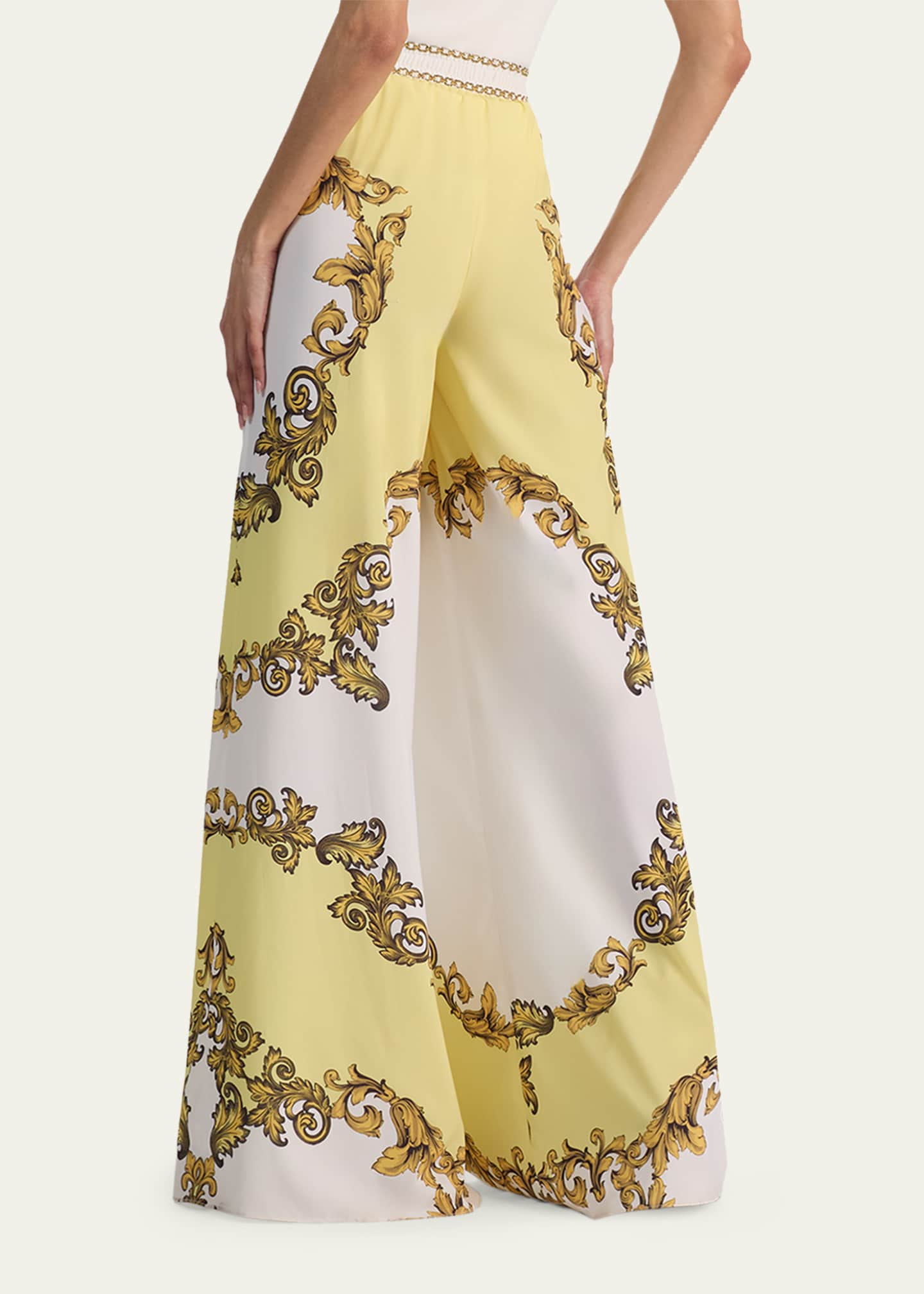 ALICE + OLIVIA Golden Coast Ojai Wide-Leg Pants - Bergdorf Goodman display picture 1