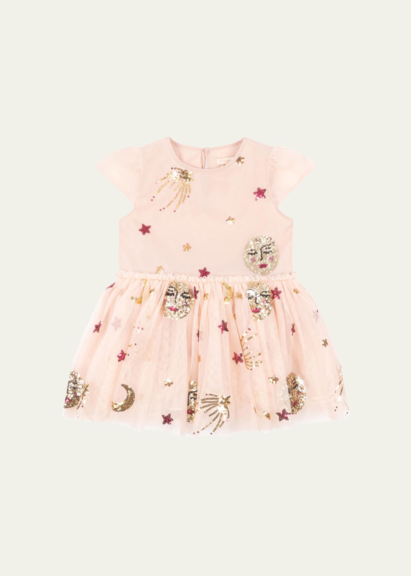 Konges Slojd Girl's Odette Sequined Tulle Dress, Size 18M-10