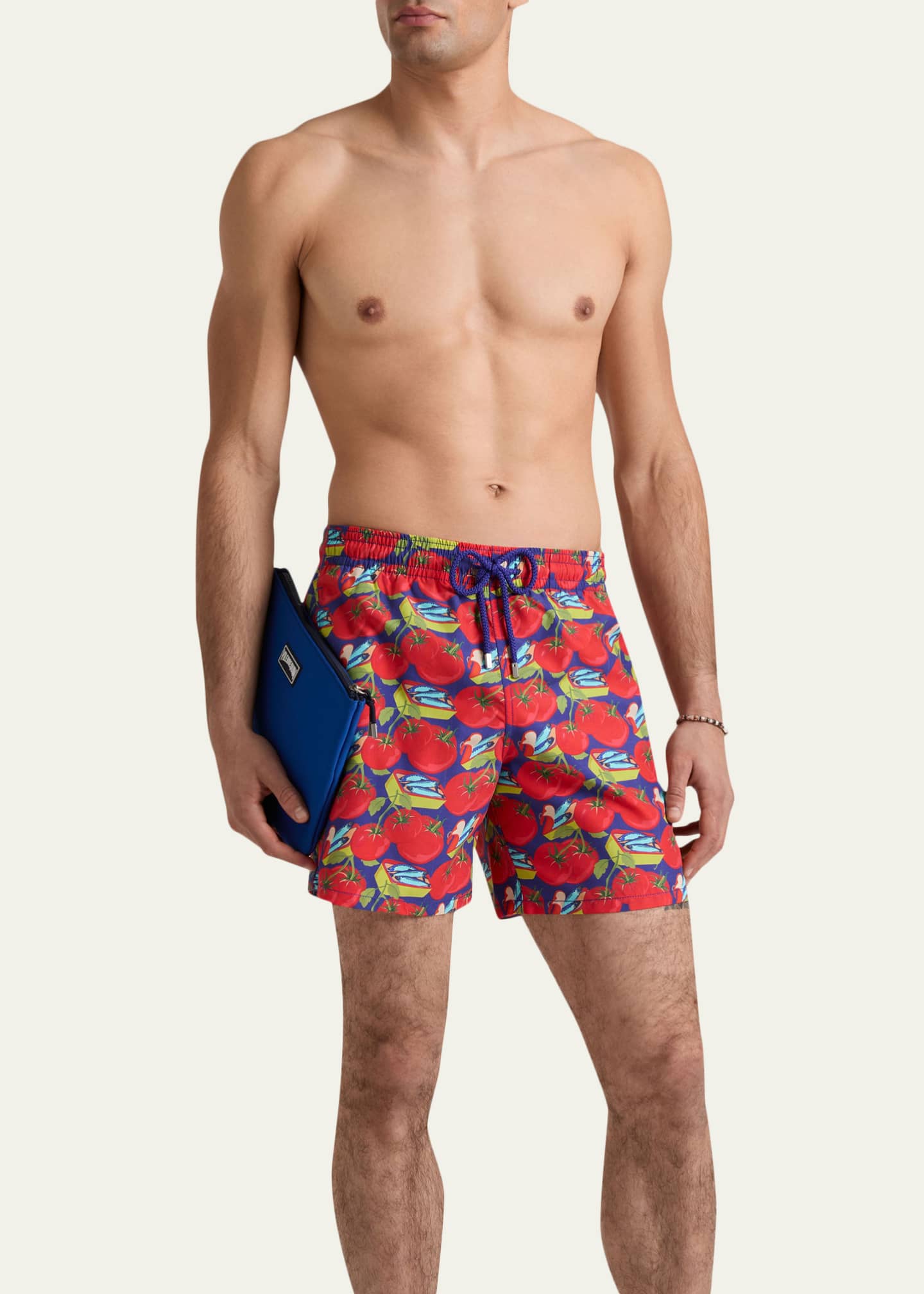 Vilebrequin Men's Sardine and Tomato Swim Trunks - Bergdorf Goodman