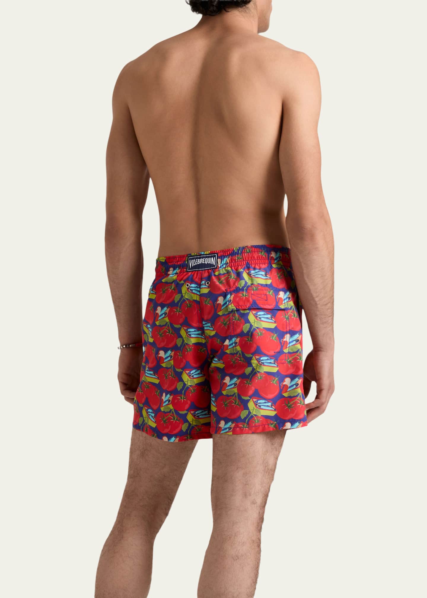 Vilebrequin Men's Sardine and Tomato Swim Trunks - Bergdorf Goodman