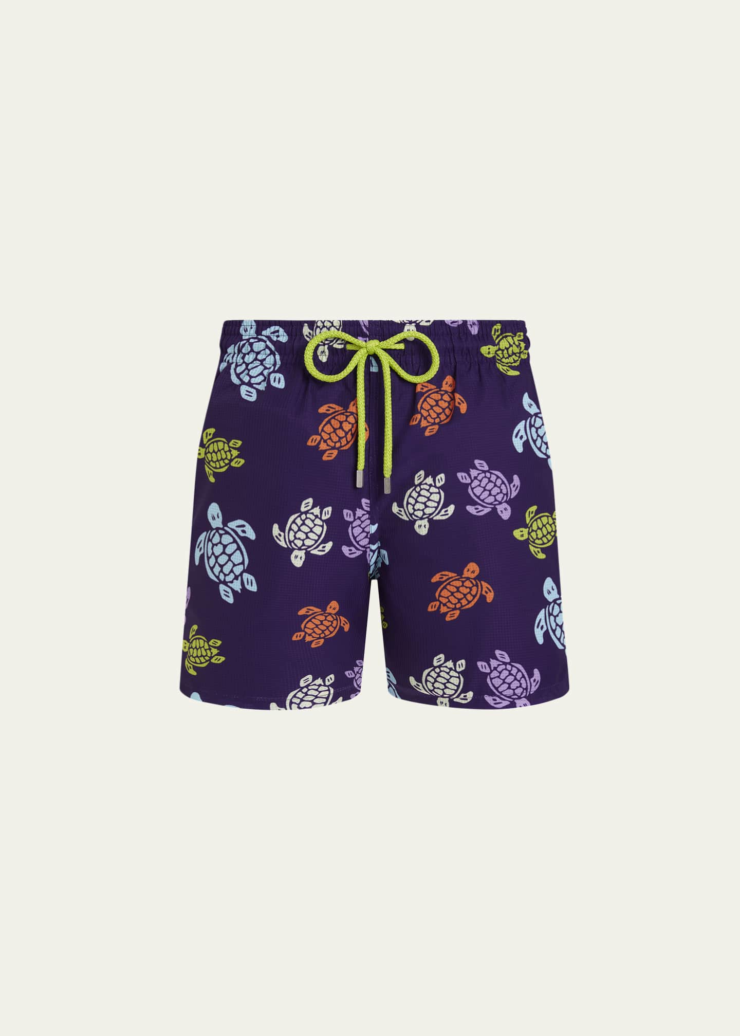 Vilebrequin Men's Tortues Micro-Perforated Ultra-Light Swim Trunks