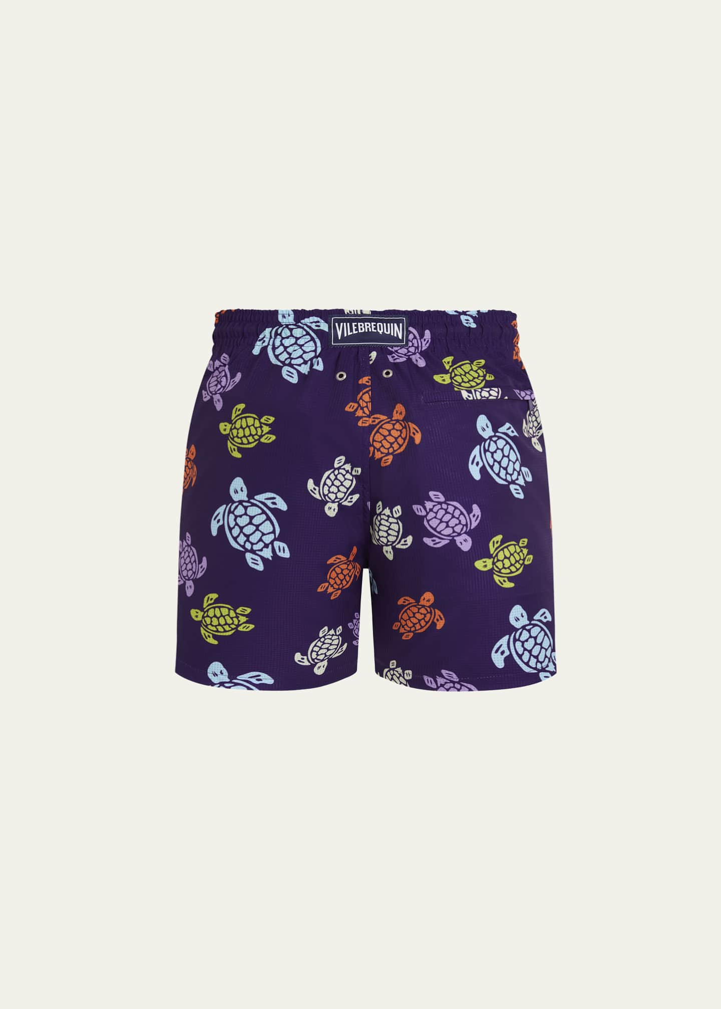 VILEBREQUIN スイムパンツ Vilebrequin Men's Tortues Micro-Perforated Ultra-Light Swim Trunks