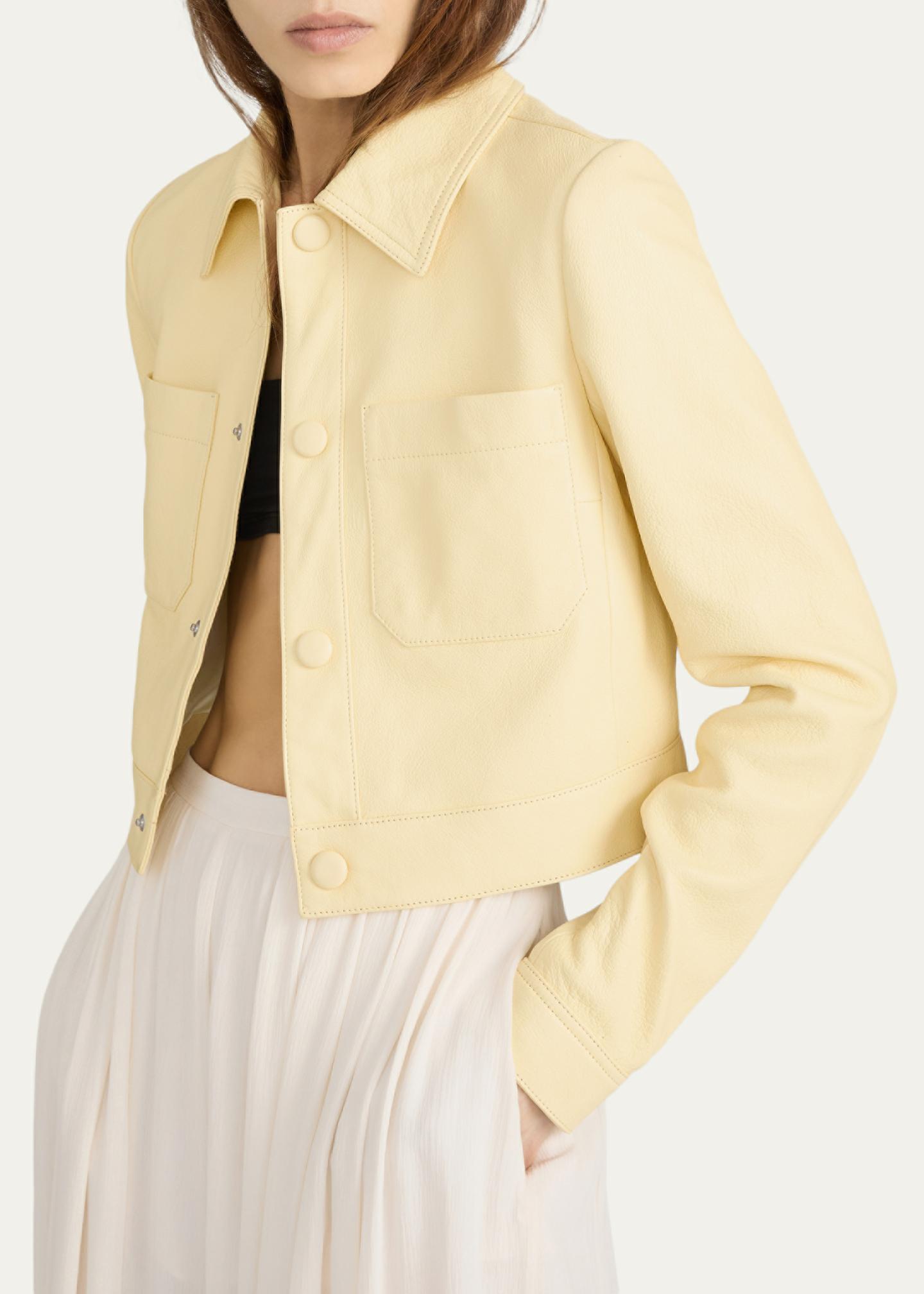 FRAME The Small Leather Jacket - Bergdorf Goodman