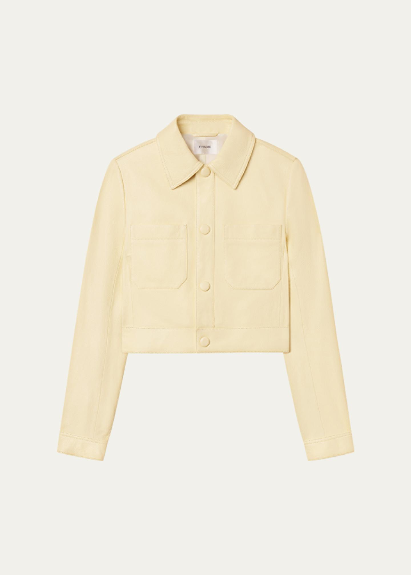 FRAME The Small Leather Jacket - Bergdorf Goodman