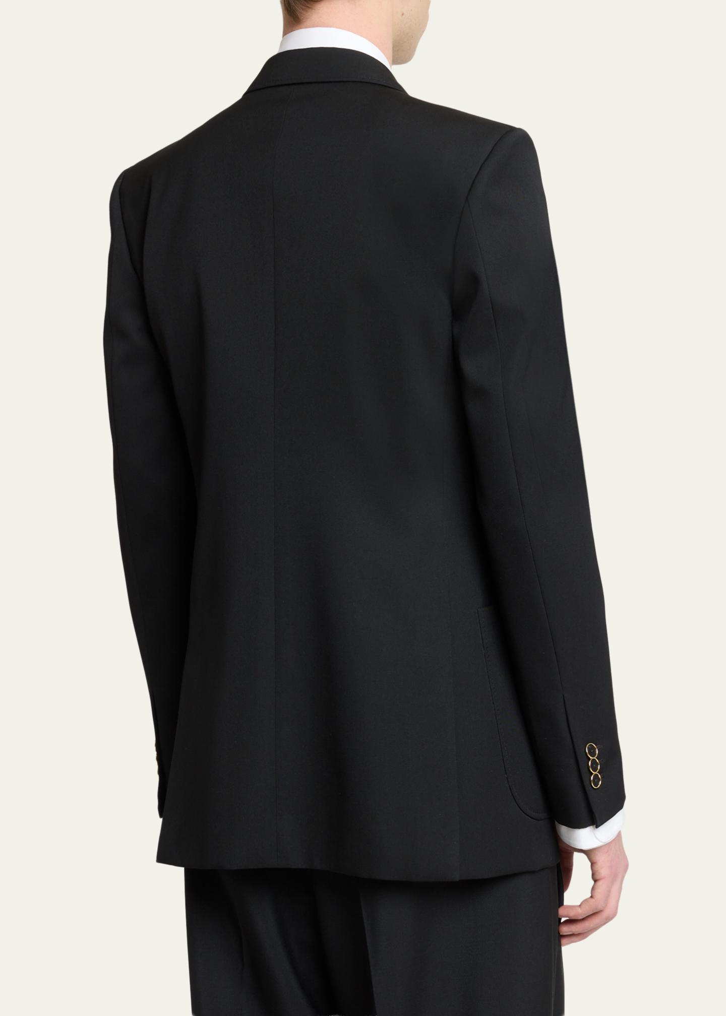 Givenchy Men's Wool Gabardine Double-Breasted Jacket - Bergdorf