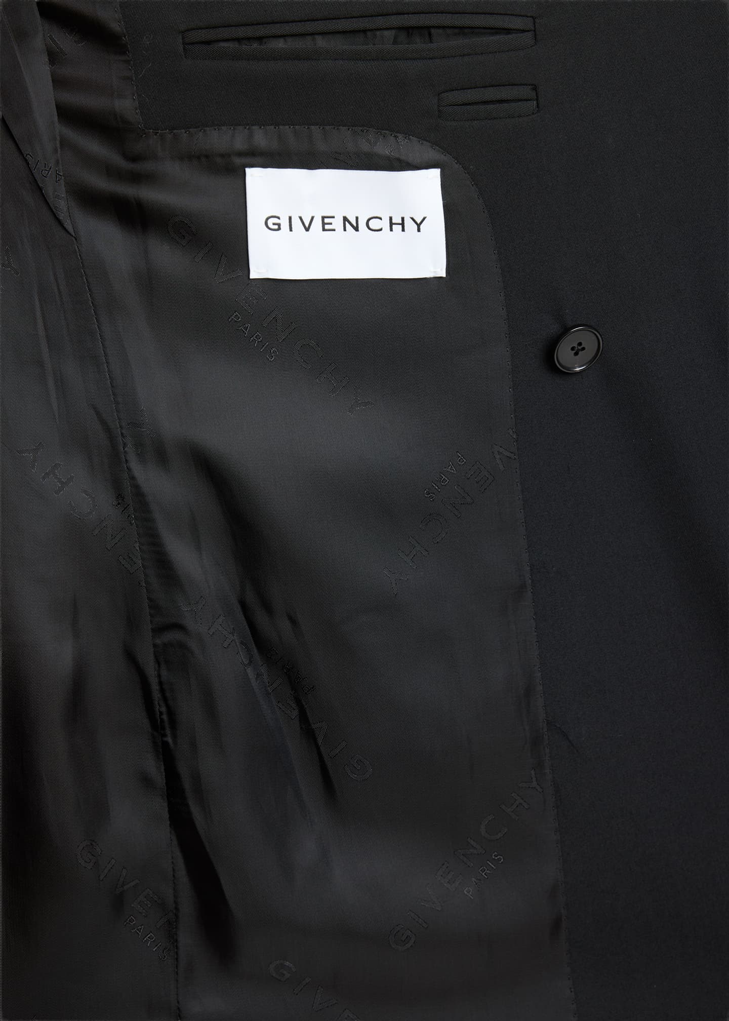 Givenchy Men's Wool Gabardine Double-Breasted Jacket - Bergdorf
