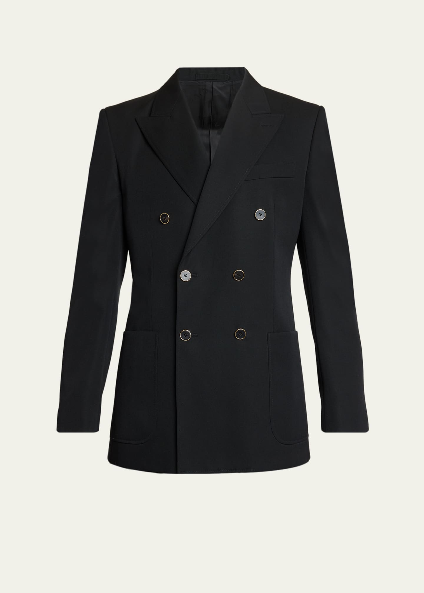 Givenchy Men's Wool Gabardine Double-Breasted Jacket - Bergdorf